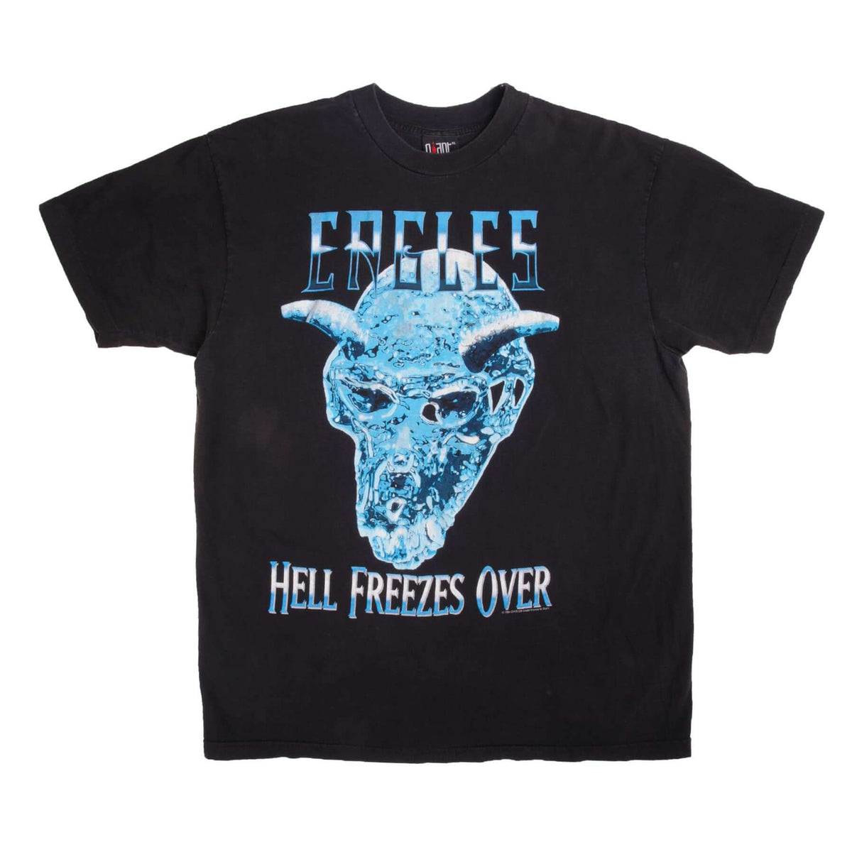 Vintage Original Eagles Hell Freezes Over Tour Tee Shirt 1995 Size XL Made In USA With Single Stitch.