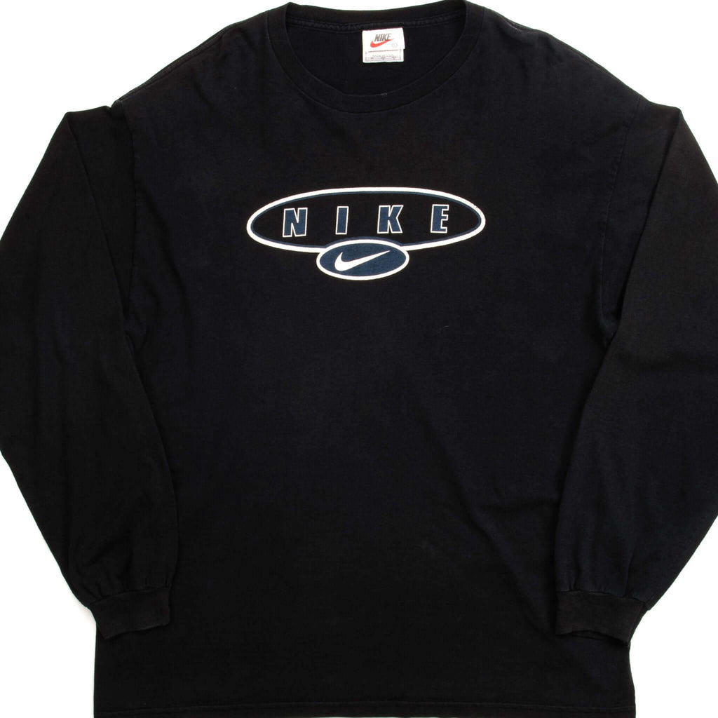 VINTAGE NIKE LONG SLEEVES TEE SHIRT 1990S SIZE LARGE MADE IN USA