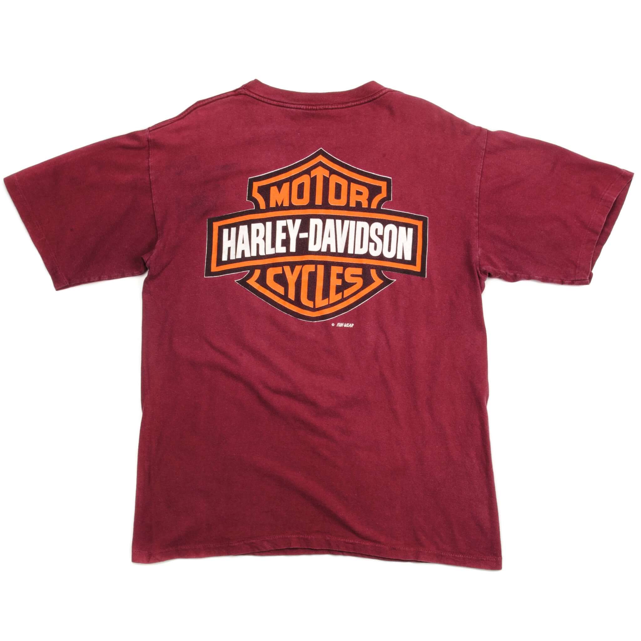 VINTAGE HARLEY DAVIDSON TEE SHIRT SIZE LARGE MADE IN USA