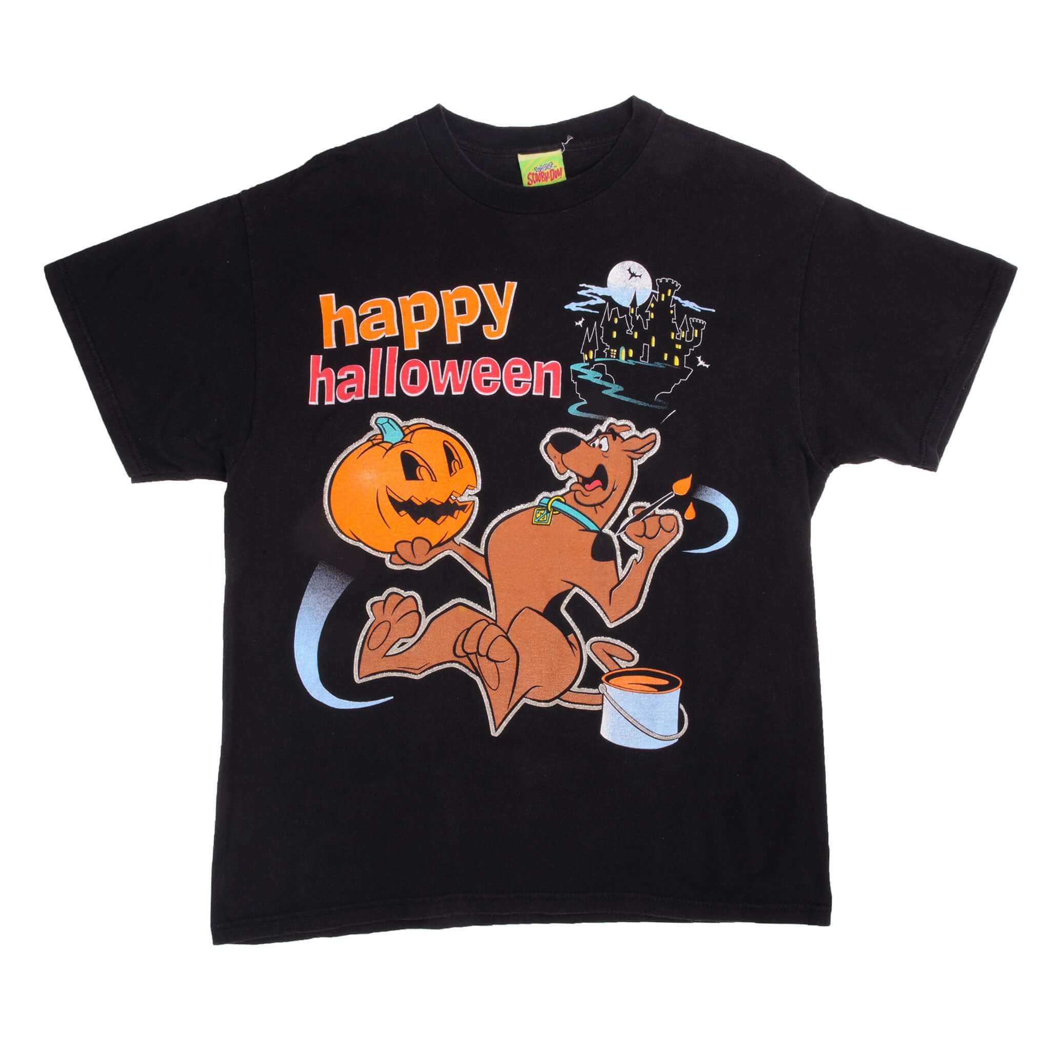 Vintage Happy Halloween Scooby-Doo Tee Shirt 2001 Size Large