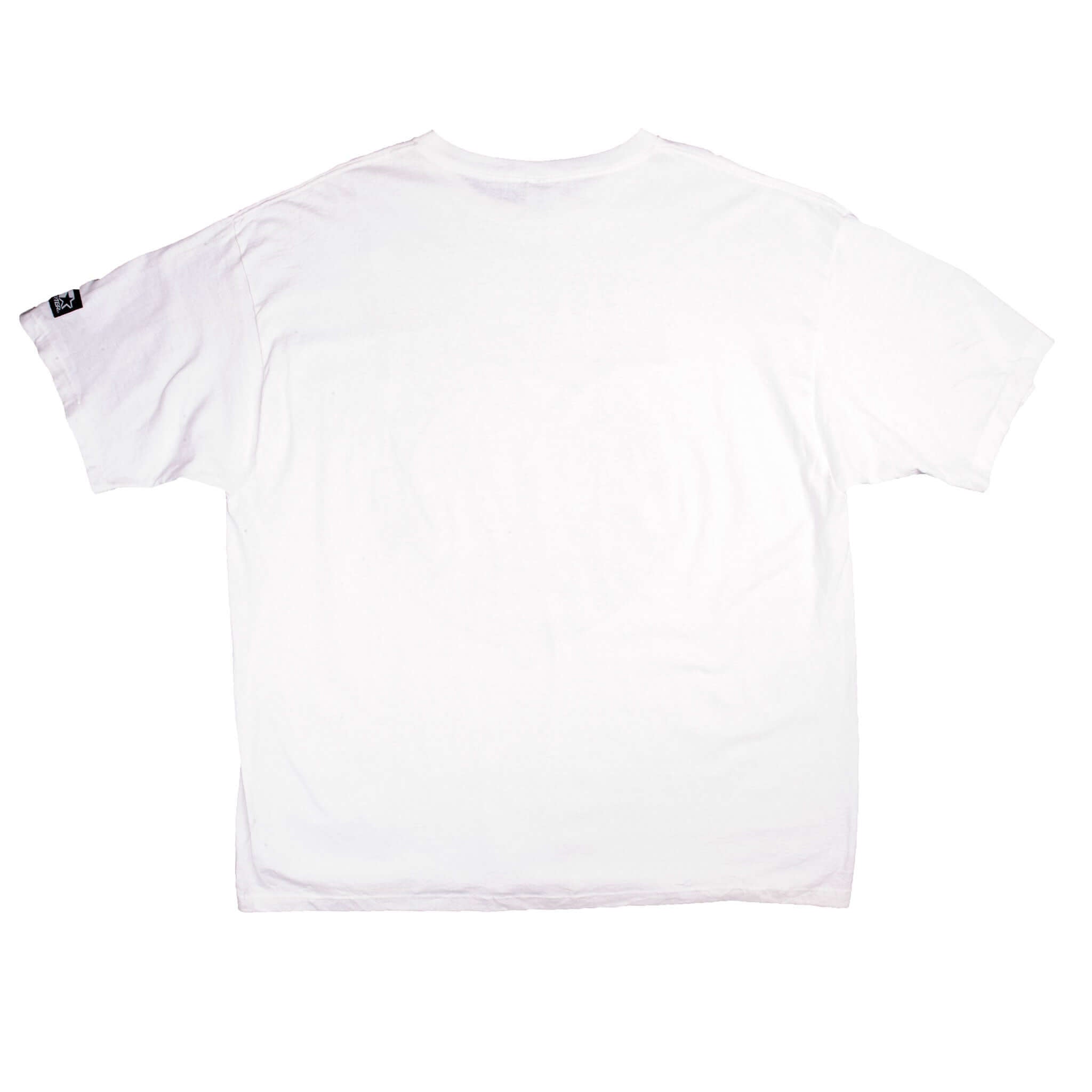 Vintage Dead Stock White NBA Chicago Bulls 1998 Champion Repeat 3-Peat Tee Shirt Size 2XLarge. Made In USA