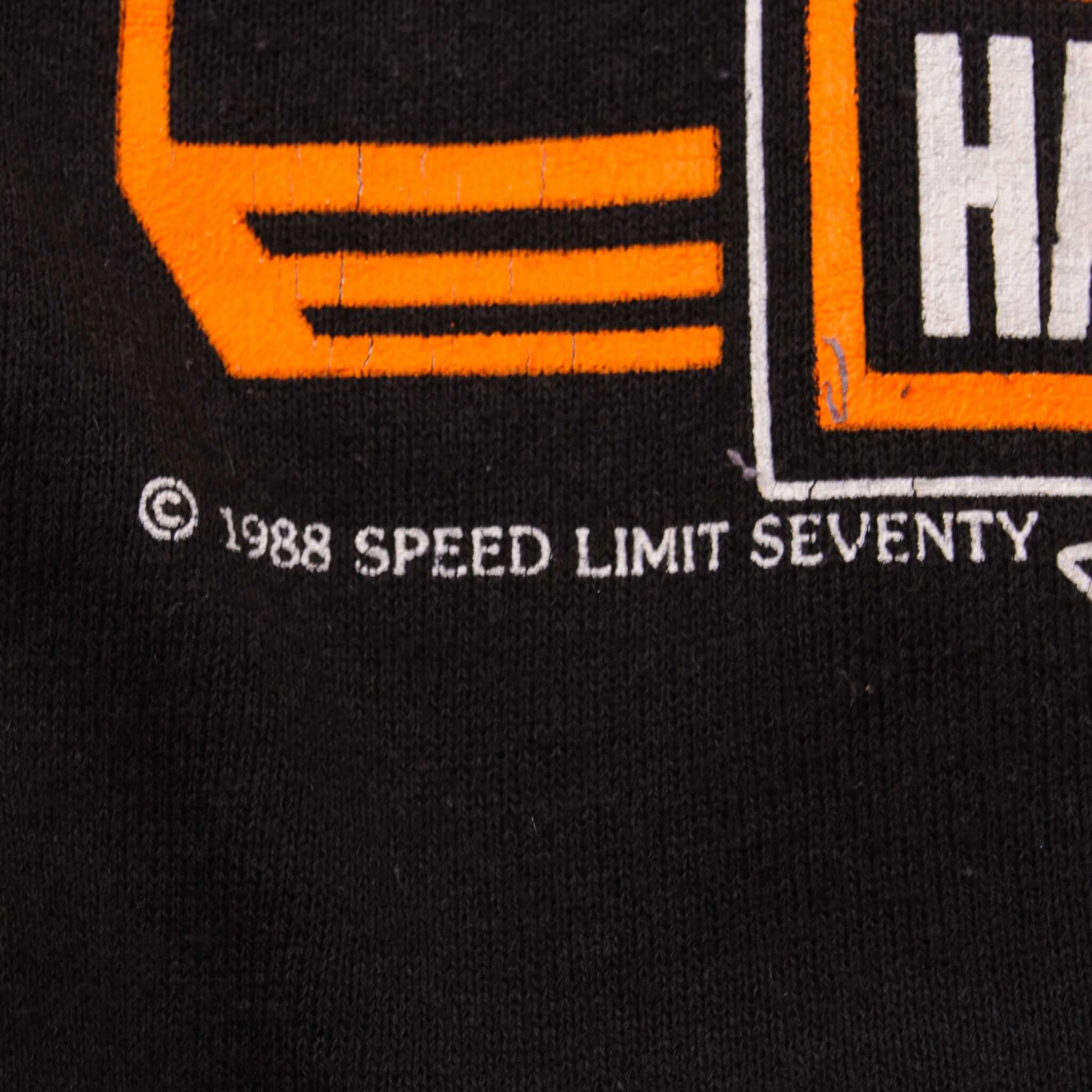 Vintage Harley Davidson Real Steel Sweatshirt Size Large 1988 Made In USA