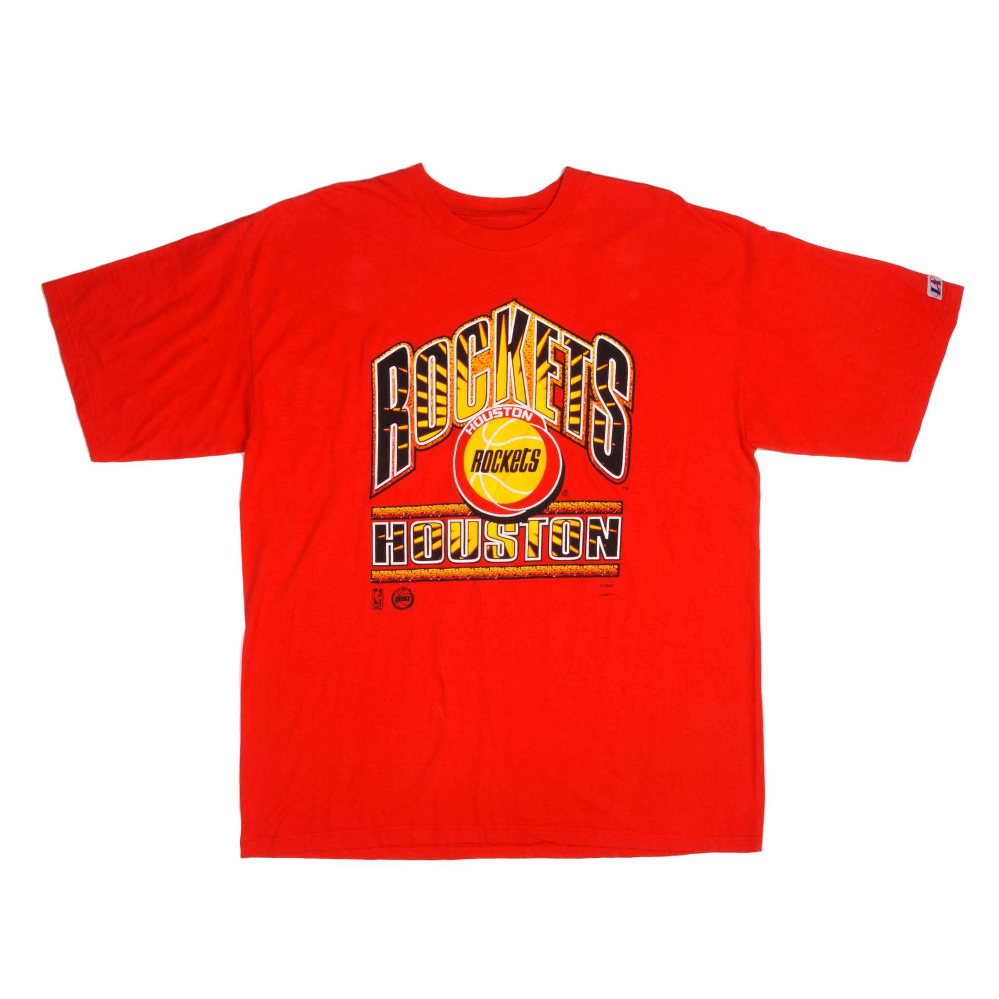 Vintage NBA Houston Rockets Late 1980s Early 1990s Tee Shirt Size XLarge