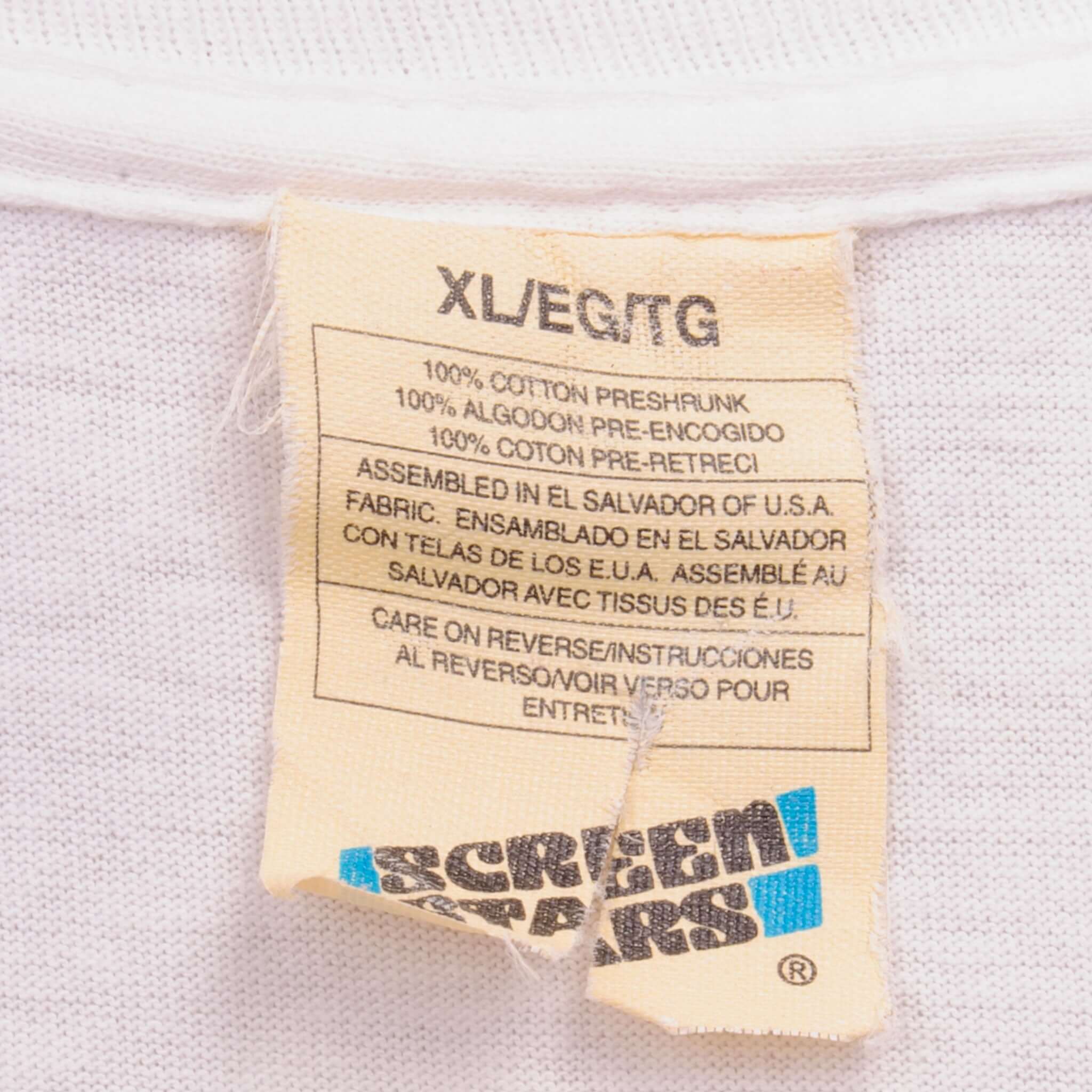 Vintage Phil Collins 1997 '97 Tour Tee Shirt Size XL