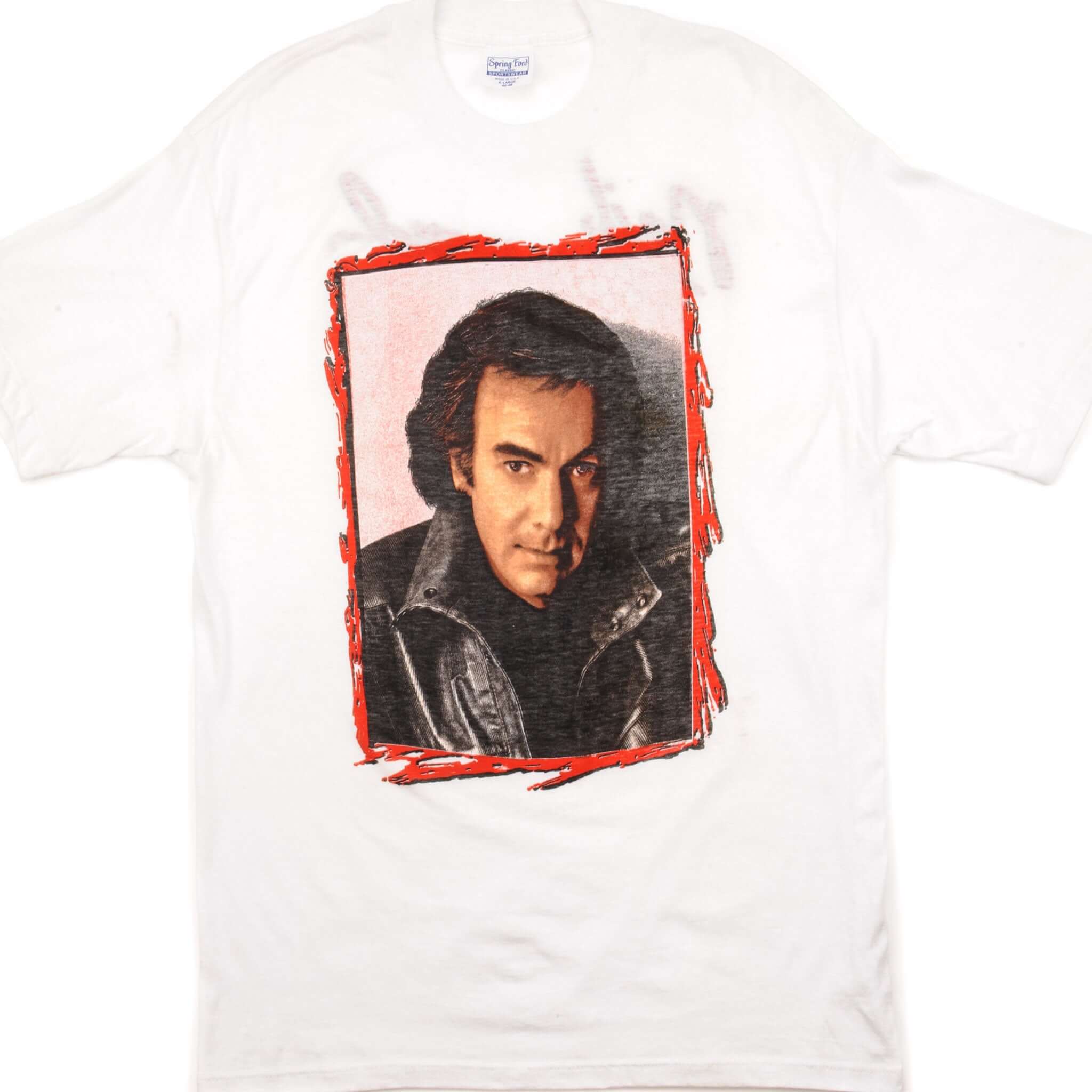 VINTAGE NEIL DIAMOND ON TOUR TEE SHIRT SIZE MEDIUM MADE IN USA