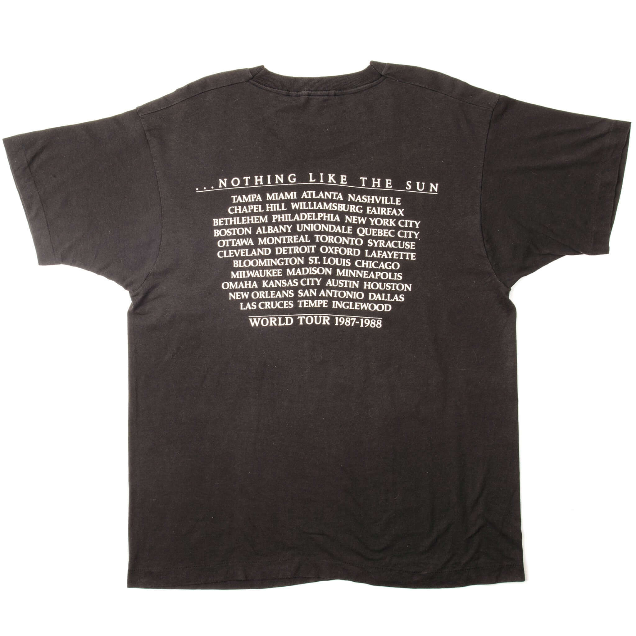 VINTAGE STING TOUR 1987-88 TEE SHIRT SIZE LARGE MADE IN USA