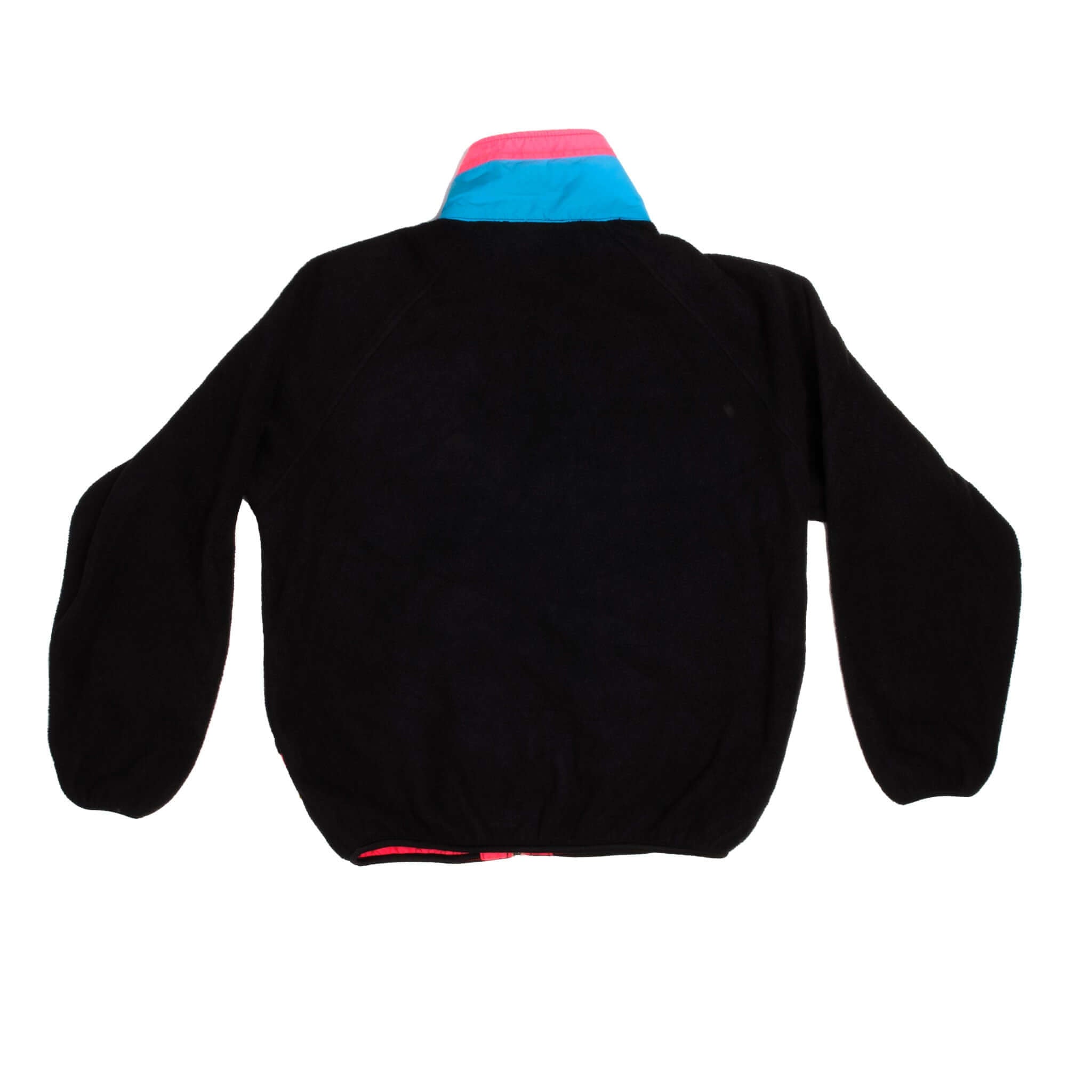 Vintage Black Woolrich Classic 90S Fleece Jacket Size Medium Made In USA