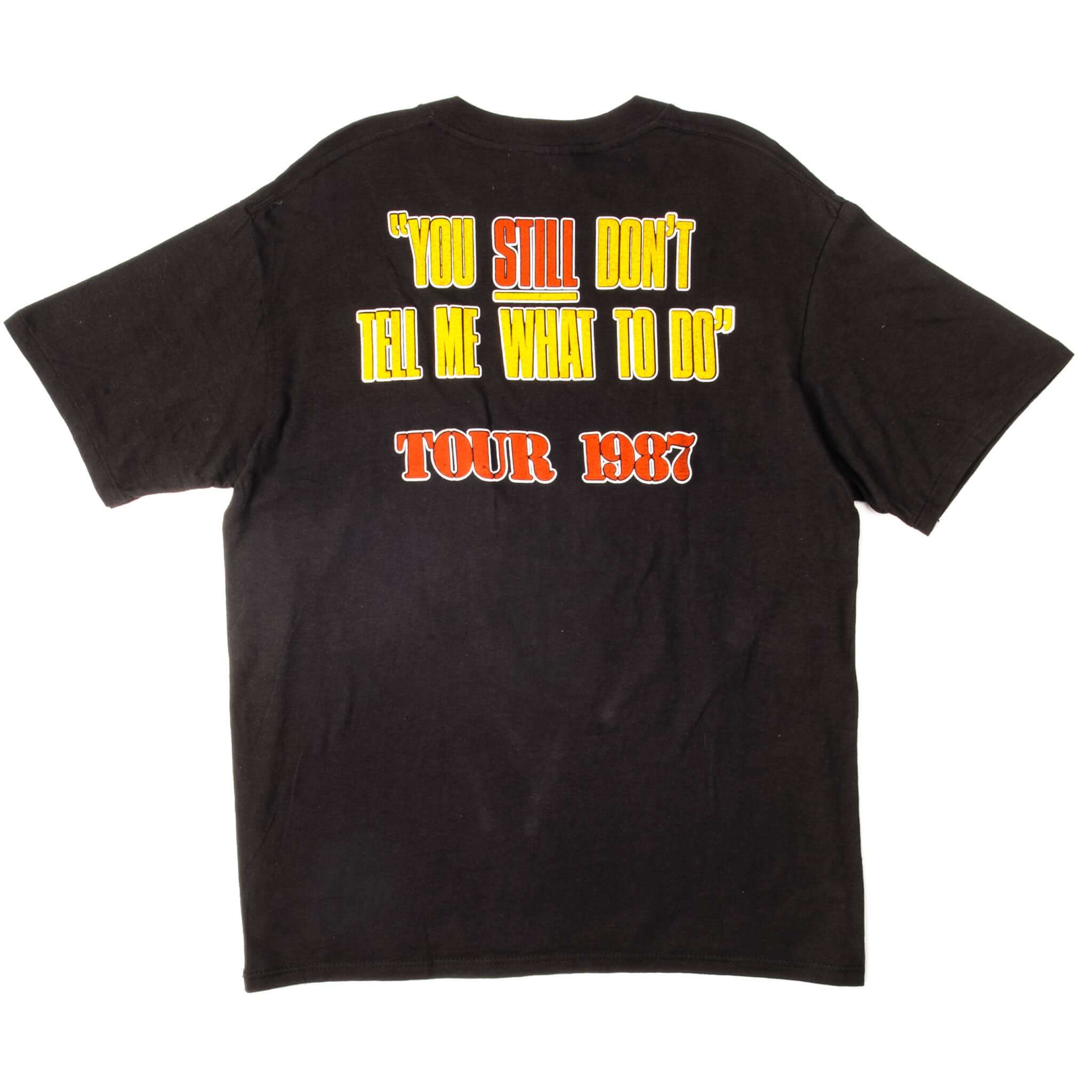 VINTAGE PAT TRAVERS BAND TOUR 1987 TEE SHIRT SIZE LARGE MADE IN USA