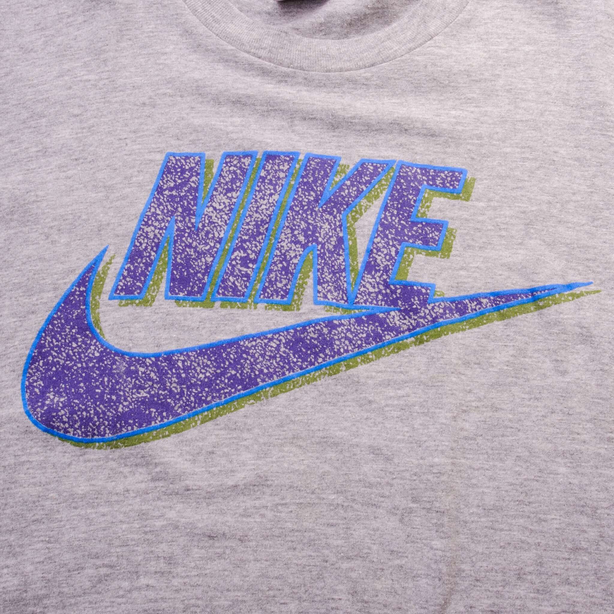 Vintage Nike Big Logo Tee Shirt Early 1990S Size Small Made In USA