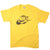 Vintage Nike Tee Shirt from 1987 to 1992 Size Medium Made In USA. yellow