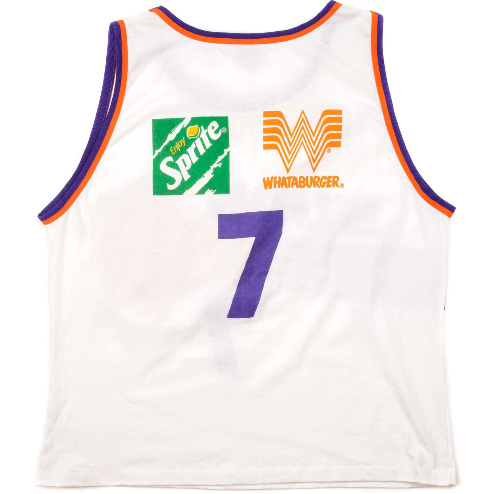 VINTAGE JERSEY SUNS 7 SIZE XL MADE IN USA