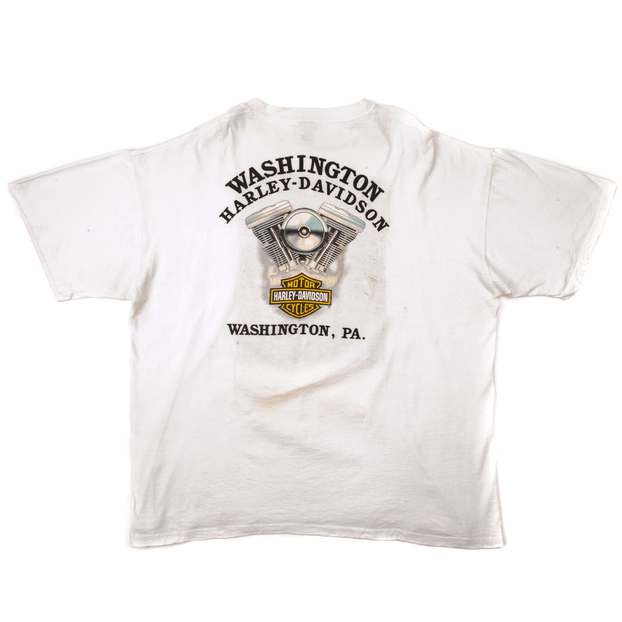 VINTAGE HARLEY DAVIDSON TEE SHIRT 1992 SIZE 2XL MADE IN USA