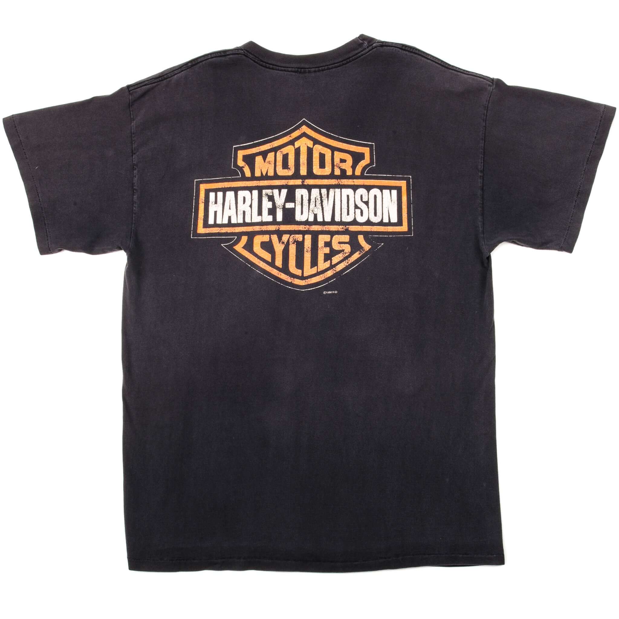 VINTAGE HARLEY DAVIDSON TEE SHIRT 1996 SIZE LARGE MADE IN USA