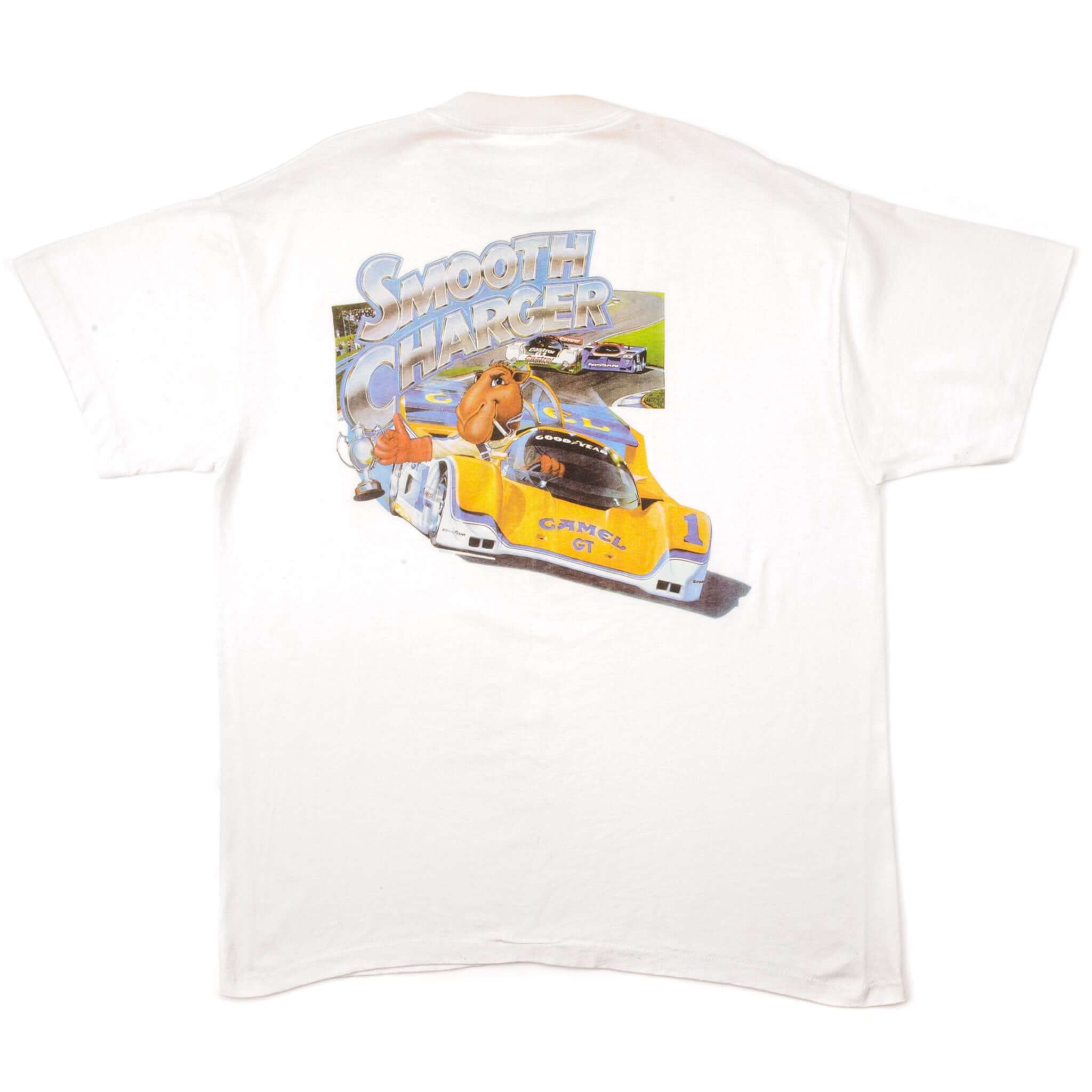 VINTAGE CAMEL TEE SHIRT SIZE LARGE white