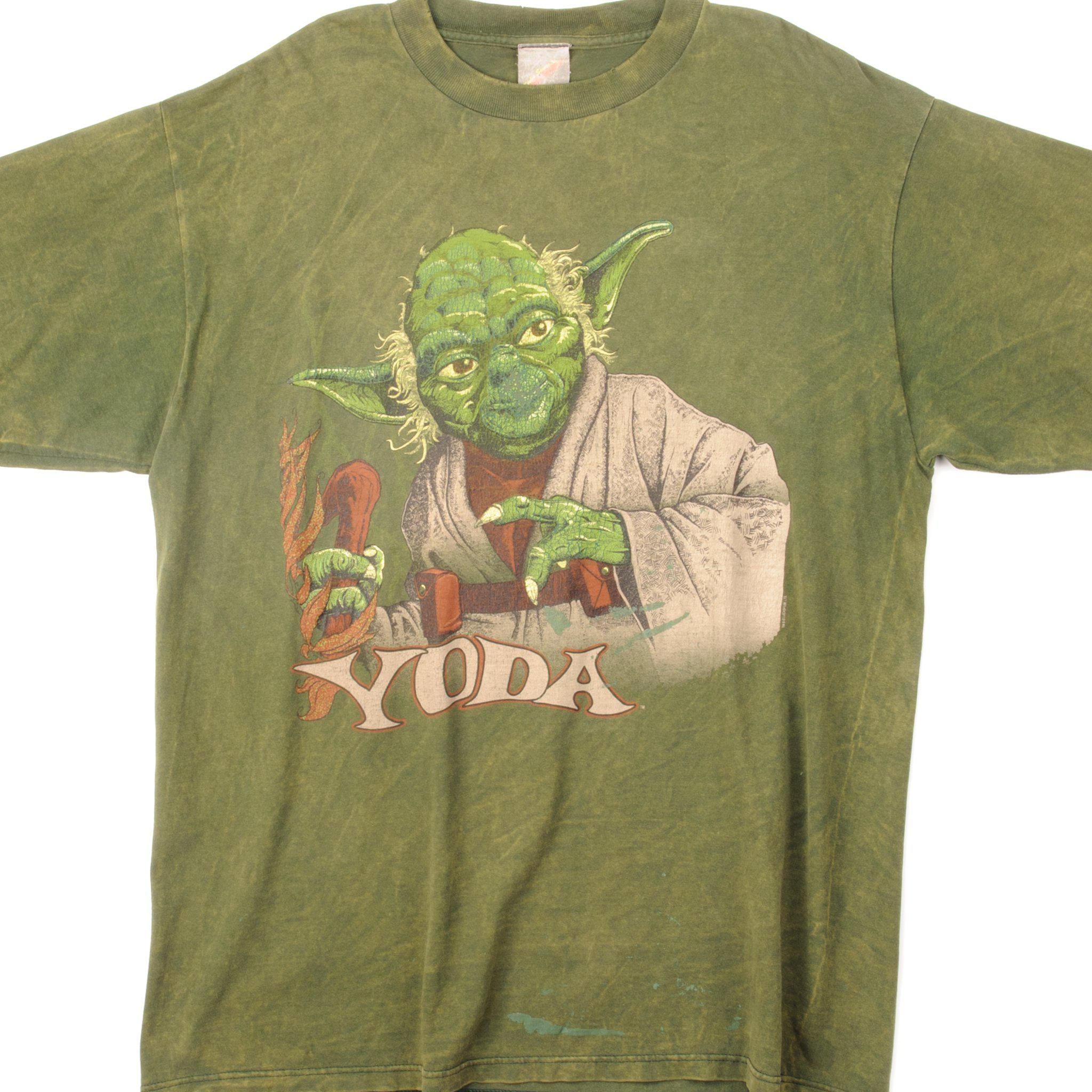 Examen album hud undskylde Vintage Star Wars Yoda Tee Shirt Size L – Vintage Rare USA – Vintage rare  usa