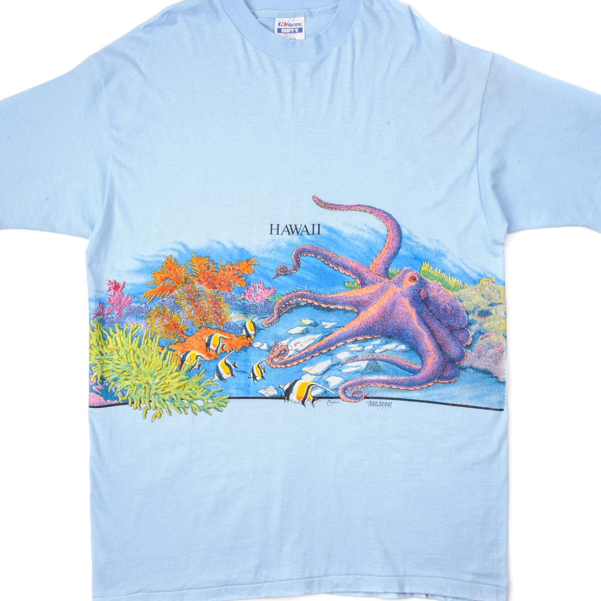 VINTAGE HAWAII TEE SHIRT 1989 SIZE XL MADE IN USA