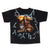 Vintage Animal Print All Over Print USA Thunder Las Vegas Tee Shirt 1990 Size Large Brazos Sportswear