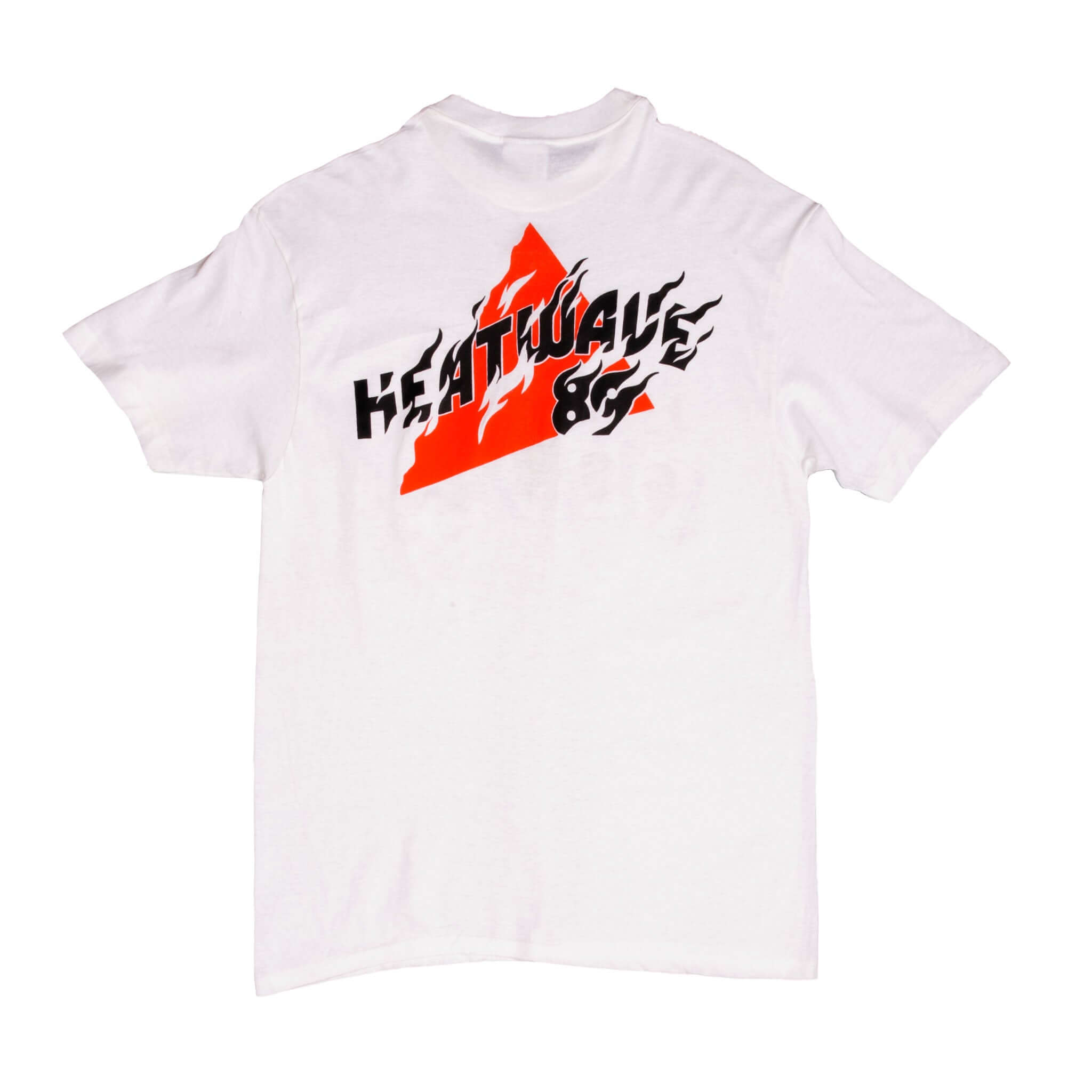 Vintage New Edition Heatwave 1989 With Ronnie DeVoe, Bobby Brown, Ricky Bell, and Michael Bivins Tee Shirt Size Medium Made In USA With Single Stitch Sleeves.