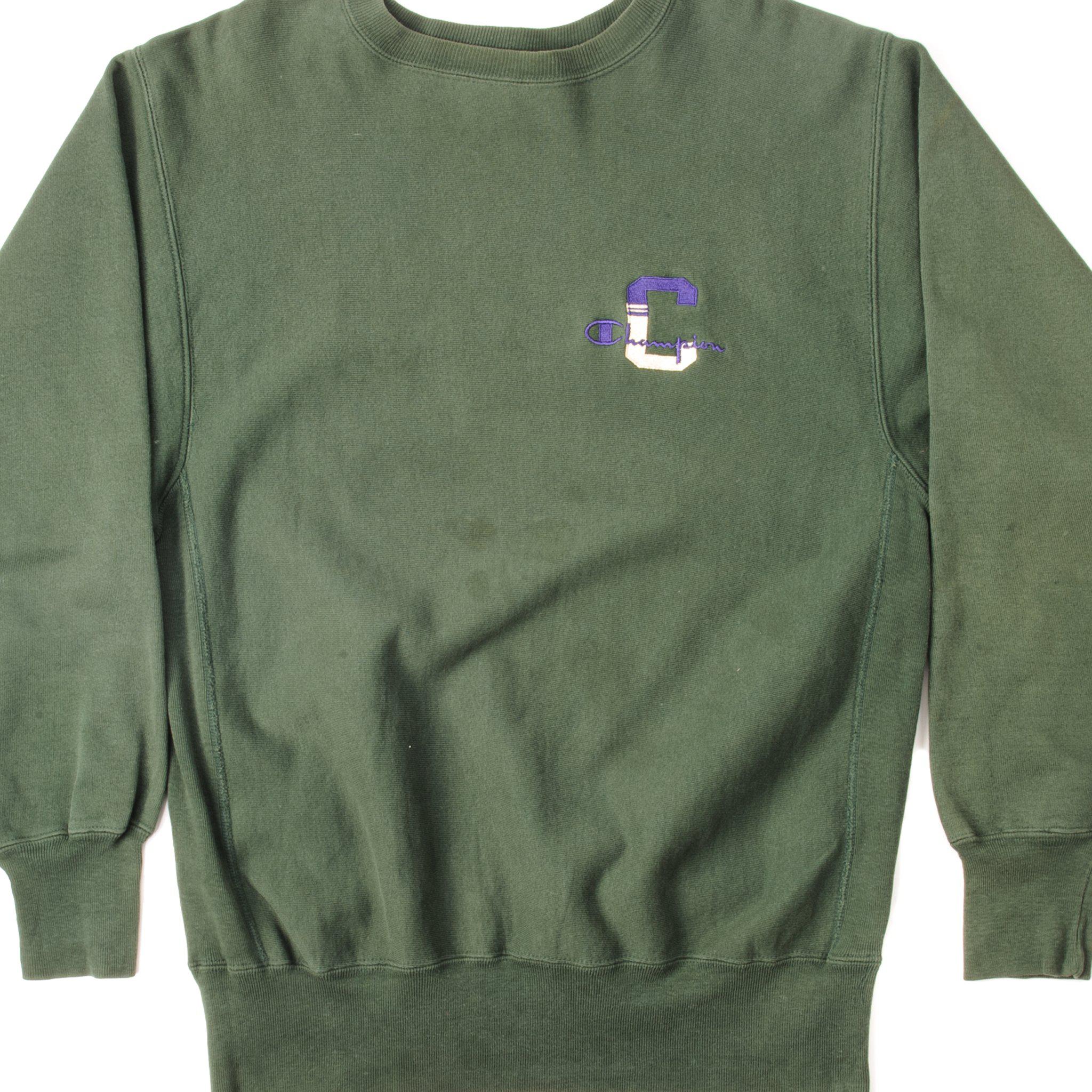 Vintage 90s Champion Reverse Weave Distressed Hoodie Sweatshirt XL Made in  USA