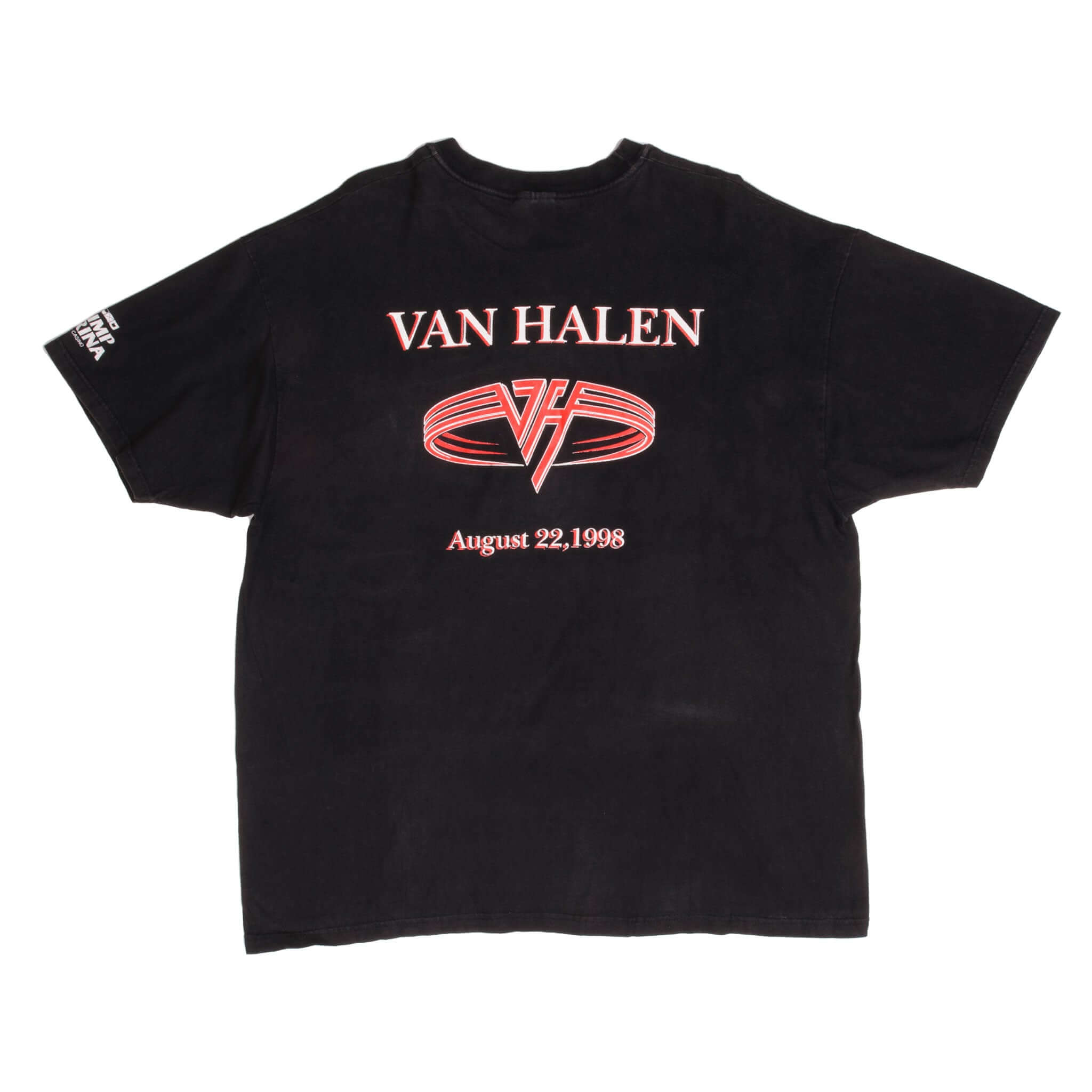 VINTAGE VAN HALEN ROCK THE DOCK TEE SHIRT 1998 SIZE 2XL
