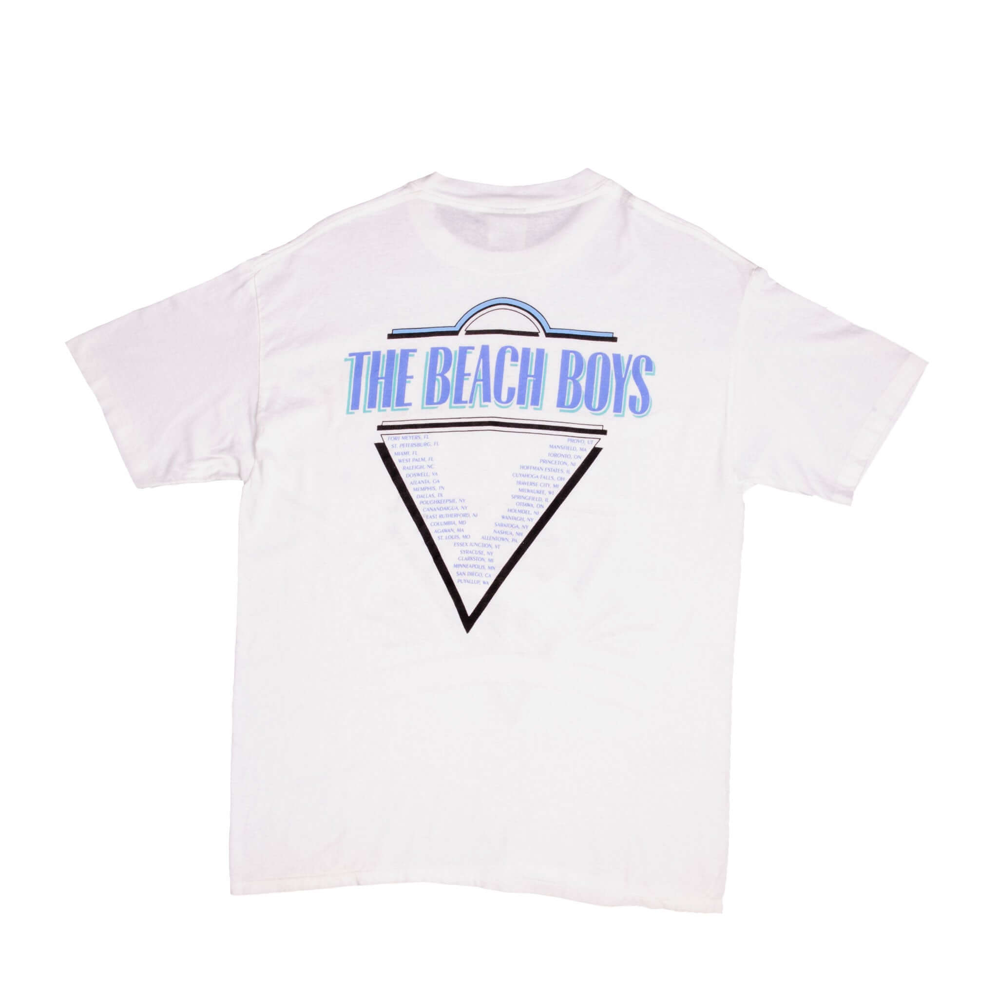 Vintage Beach Boys 30Th Anniversary Tee Shirt 1992 Size Large Made In USA With Single Stitch Sleeves