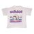 Vintage Adidas XIII Olympic Winter Games Lake Placid Tee Shirt 1980 Size Medium With Single Stitch Sleeves.