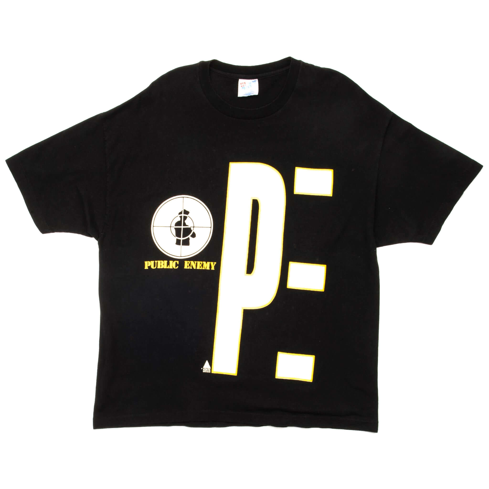 Vintage Public Enemy Tee Shirt Size Large Made In USA. BLACK