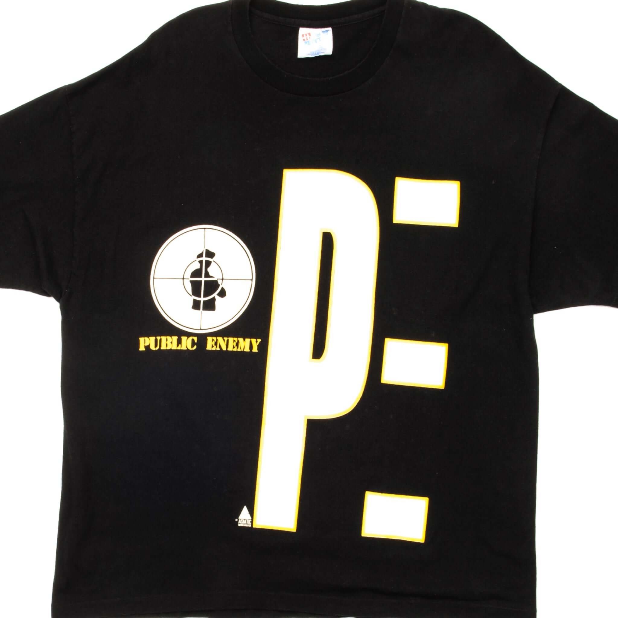 VINTAGE RAP PUBLIC ENEMY TEE SHIRT SIZE LARGE MADE IN USA