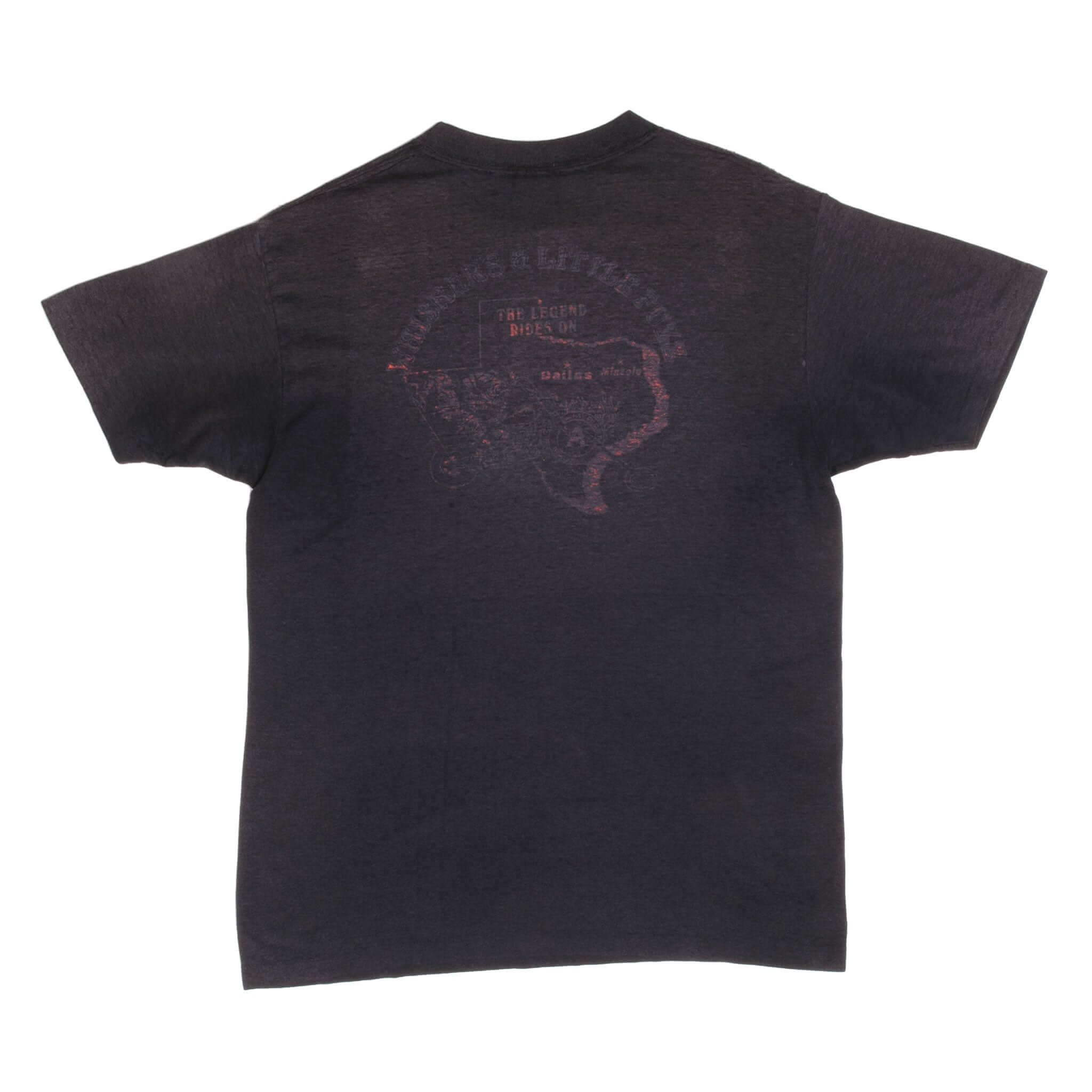 Vintage Harley Davidson Survivors Beach Week 1992 Tee Shirt Size Large With Single Stitch Sleeves.