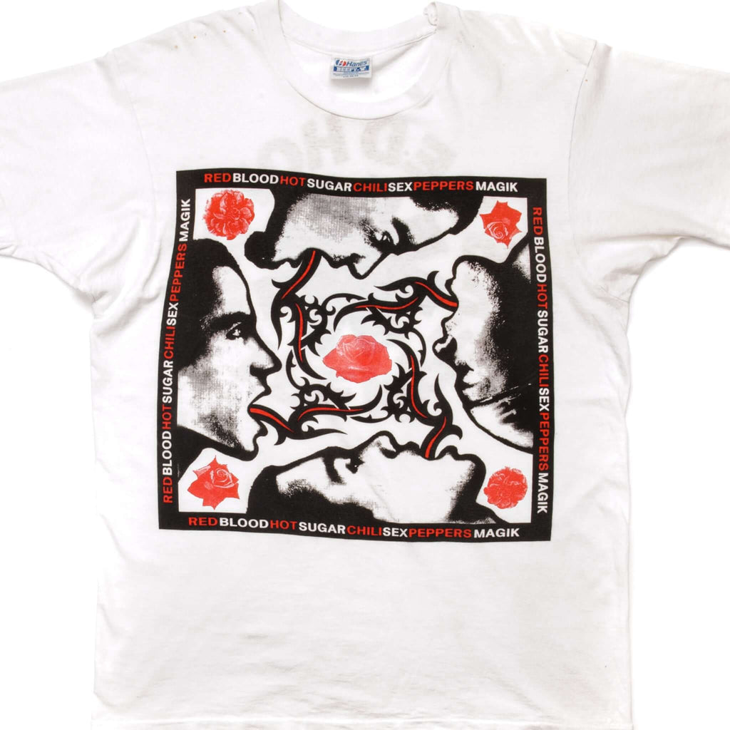 VINTAGE RED HOT CHILI PEPPERS TEE SHIRT 1990'S SIZE MEDIUM MADE IN USA