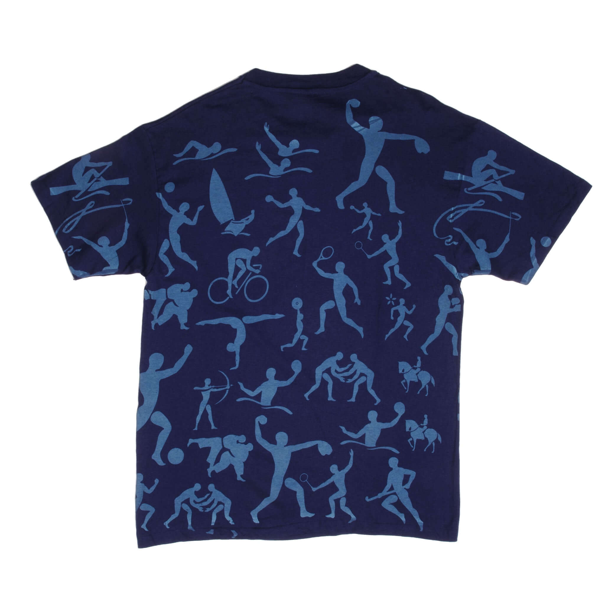 Vintage Atlanta Olympics 1996 Tee Shirt Size L With Single Stitch Sleeves Made In USA