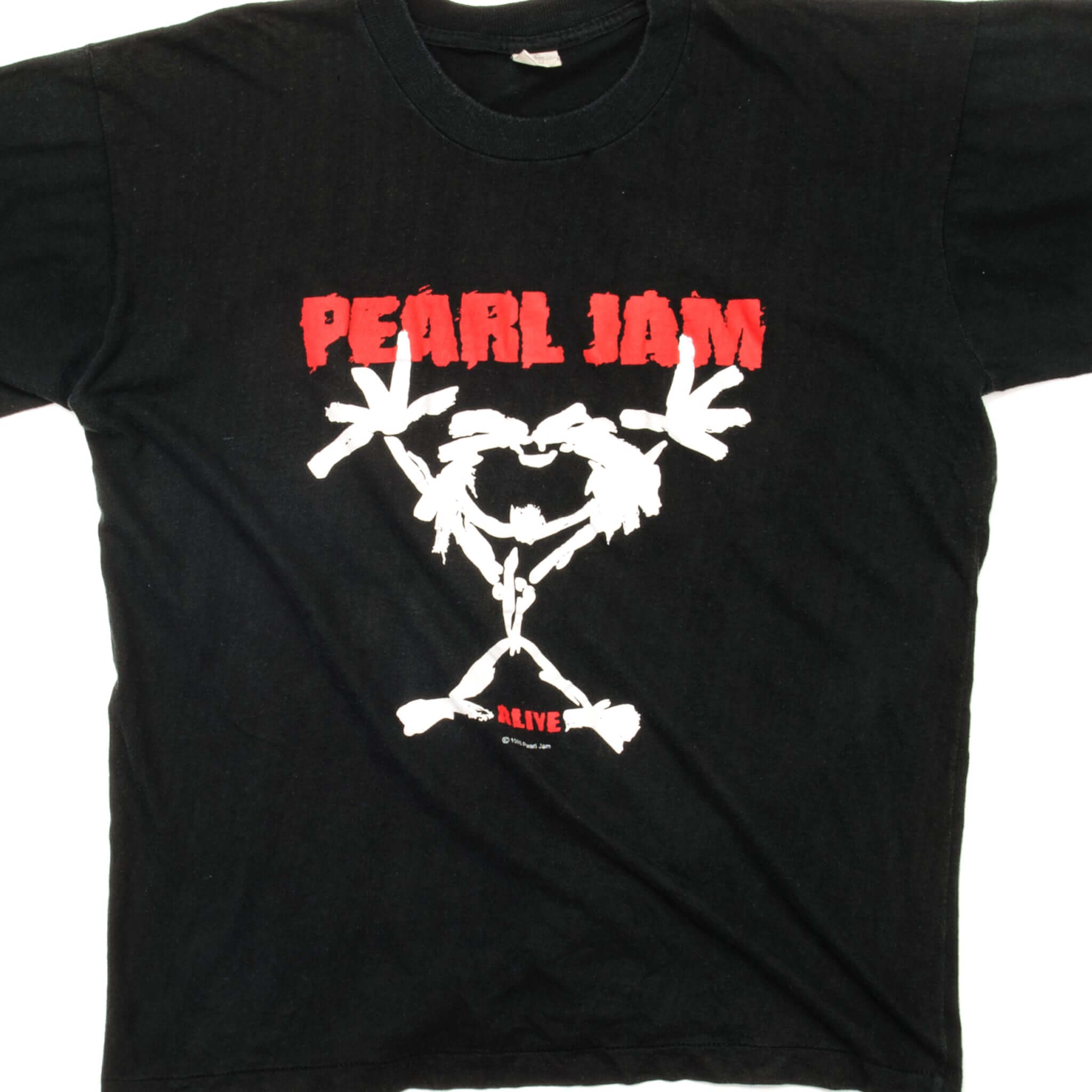 VINTAGE PEARL JAM ALIVE TEE SHIRT 1995 SIZE LARGE