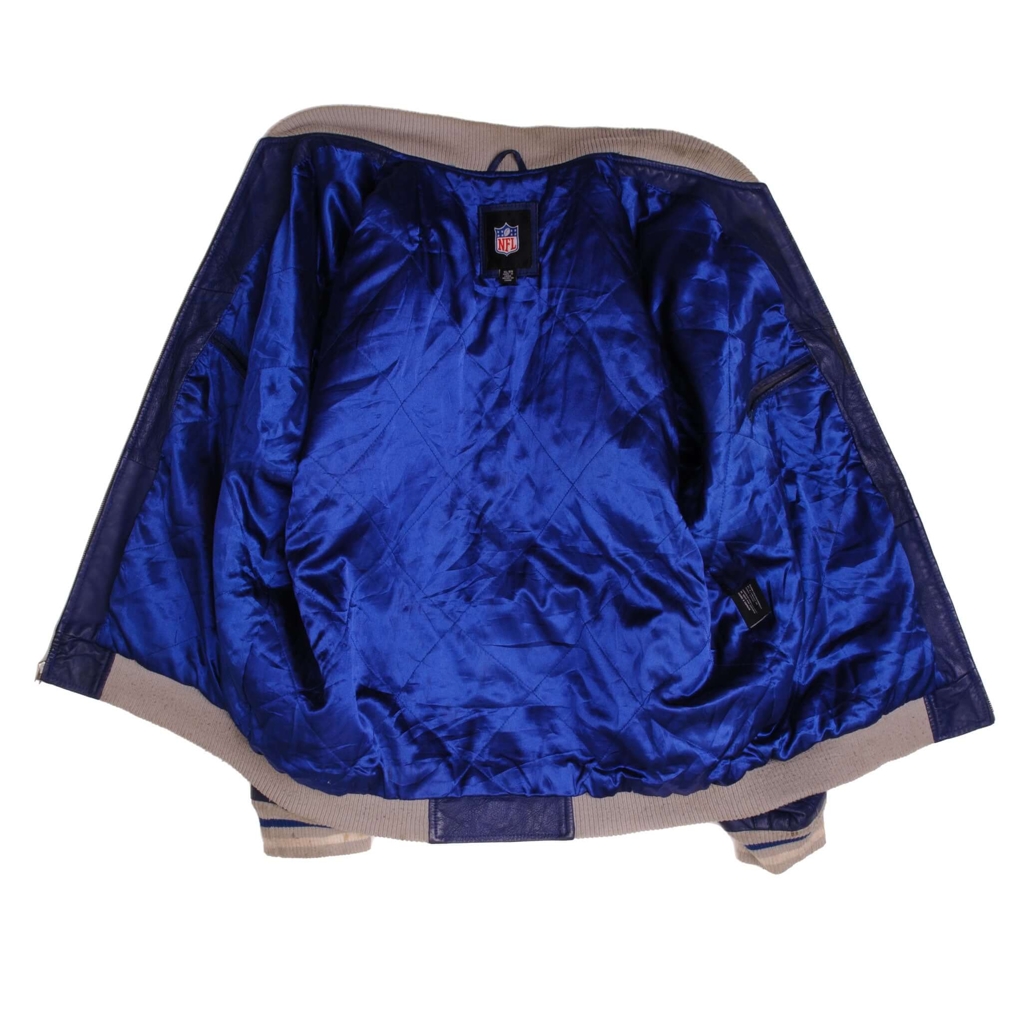 Vintage Nfl Indianapolis Colts Super Bowl Champion 2006 Leather Jacket Size XL