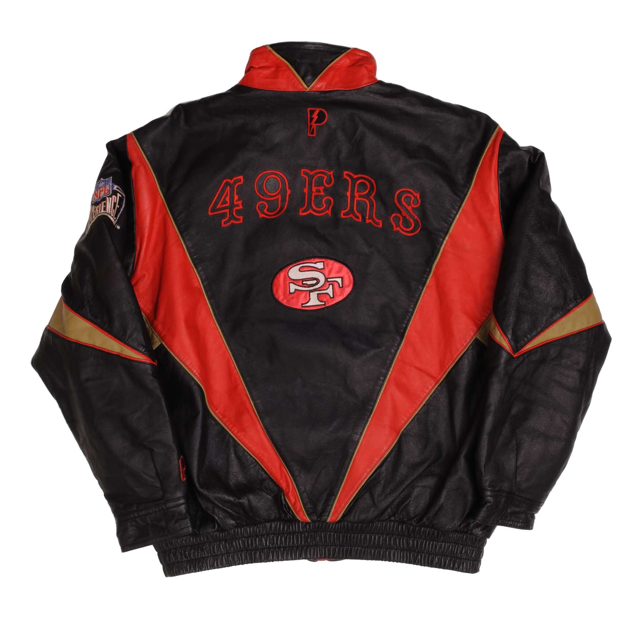 Vintage Nfl Experience San Francisco 49Ers Leather Jacket Size XL 2000S