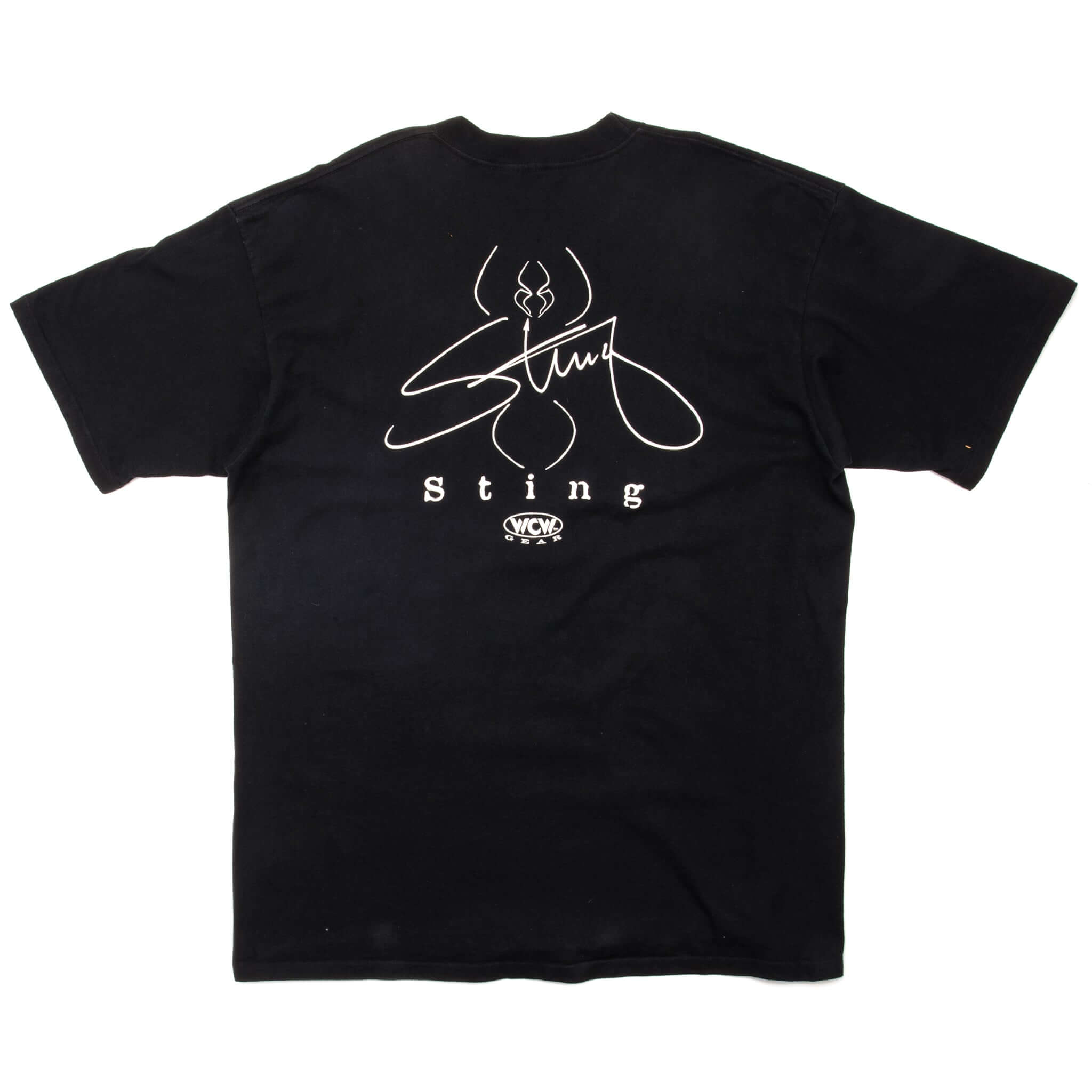 Vintage Wrestling Sting World Heavyweight Champion 1991-1993 Tee Shirt Size XL Made In USA. black