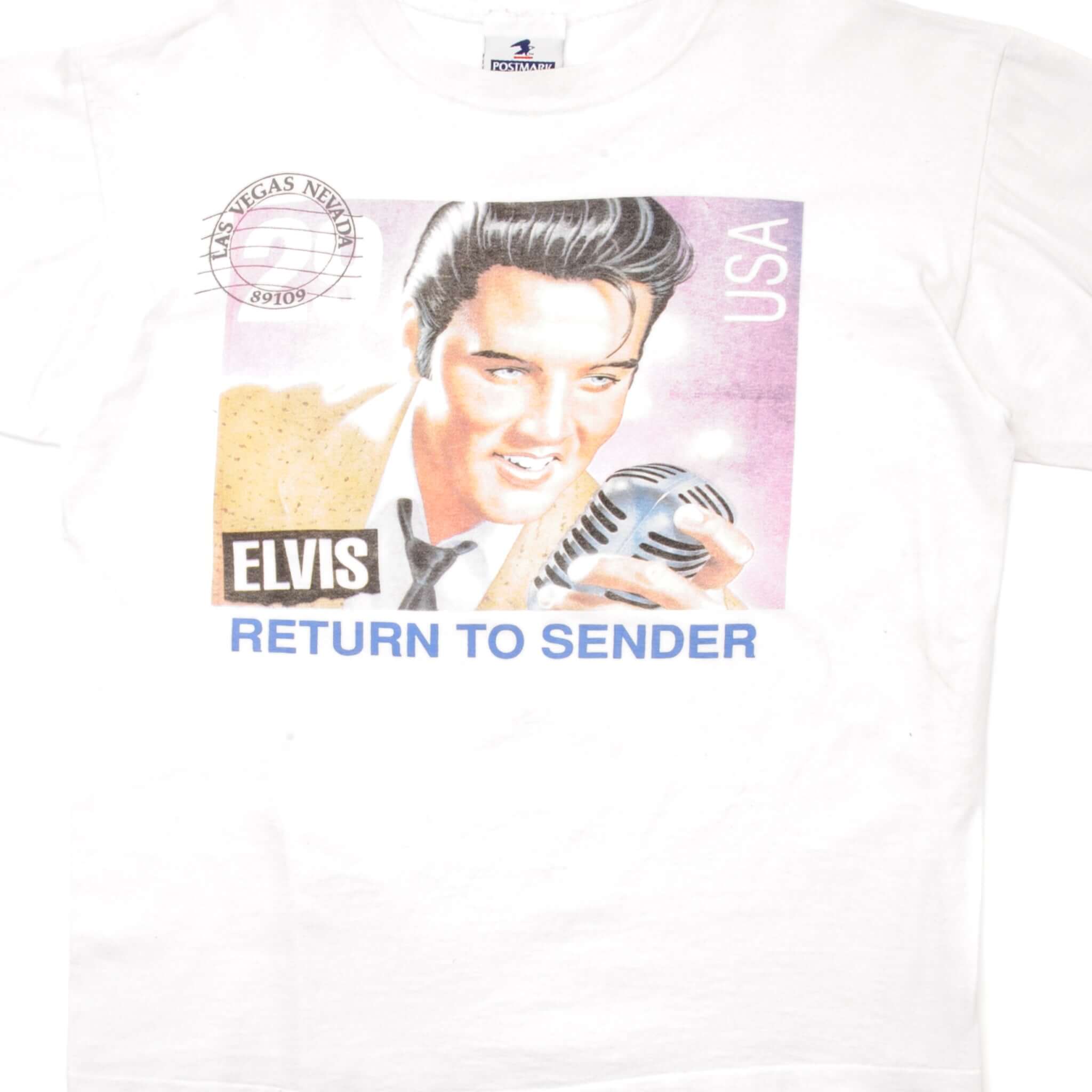 VINTAGE ELVIS PRESLEY TEE SHIRT SIZE LARGE MADE IN USA