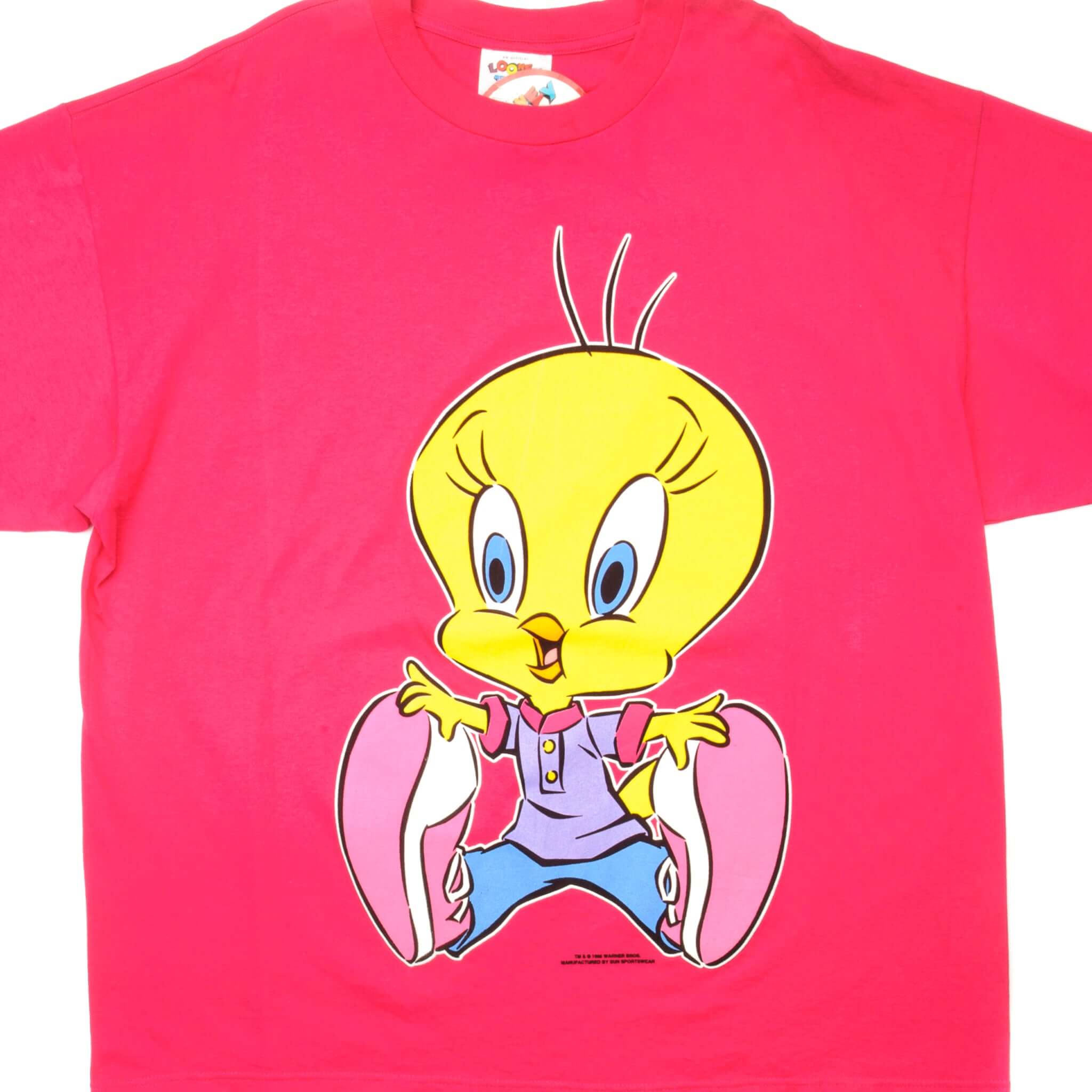 VINTAGE LOONEY TUNES TWEETY TEE SHIRT 1996 SIZE 3XL DEADSTOCK – Vintage  rare usa