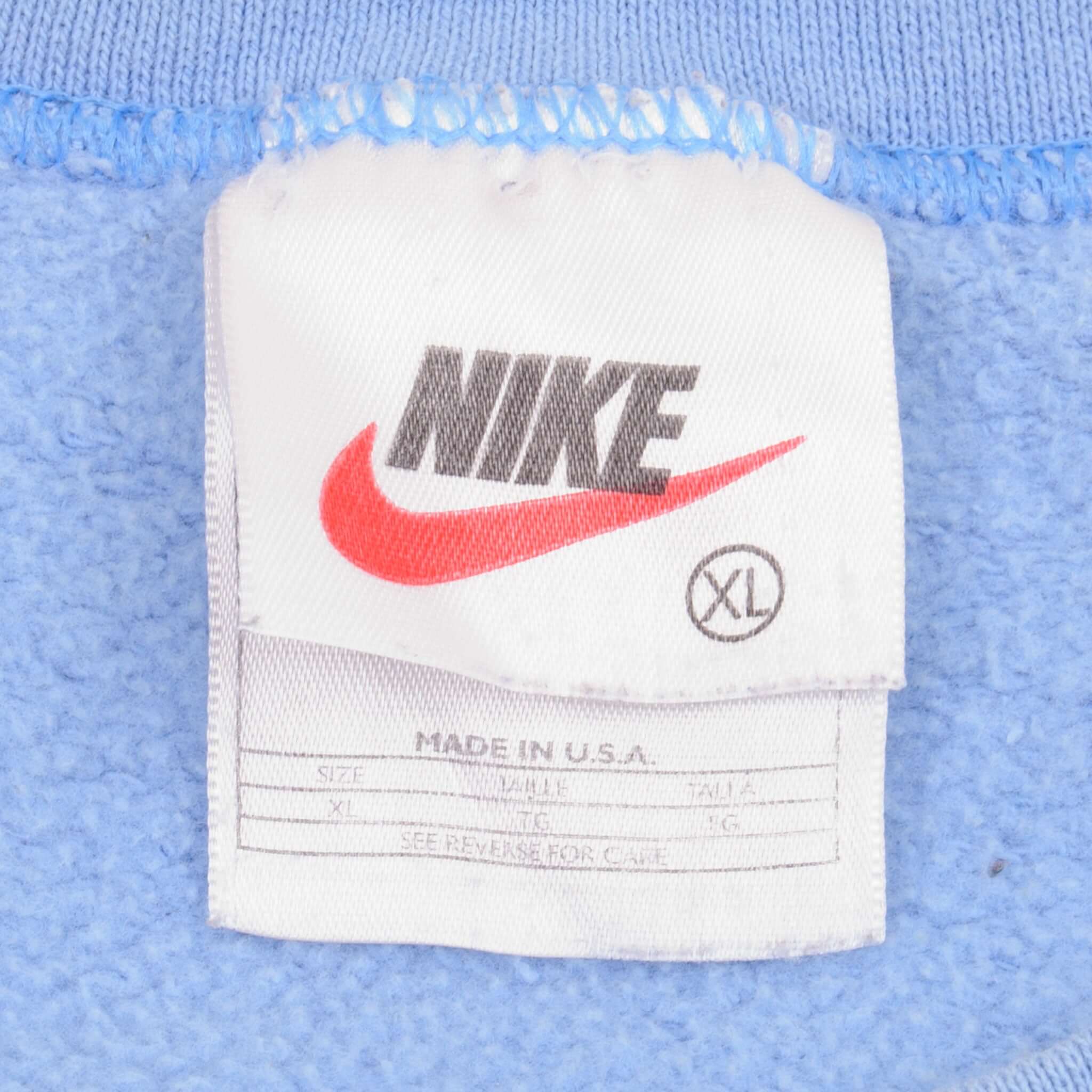 Vintage Nike Athletic Dept Sweatshirt 1990S Size XL Made In USA