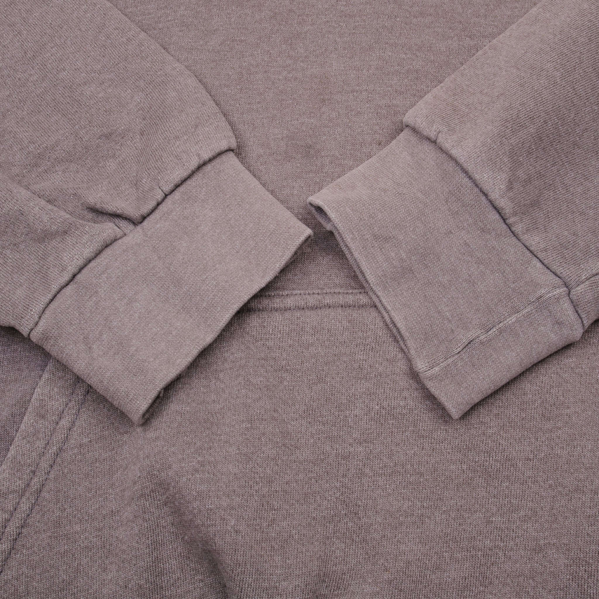 Vintage Grey Nike Middle Swoosh Hoodie 2000s Size 2XL Made In Usa