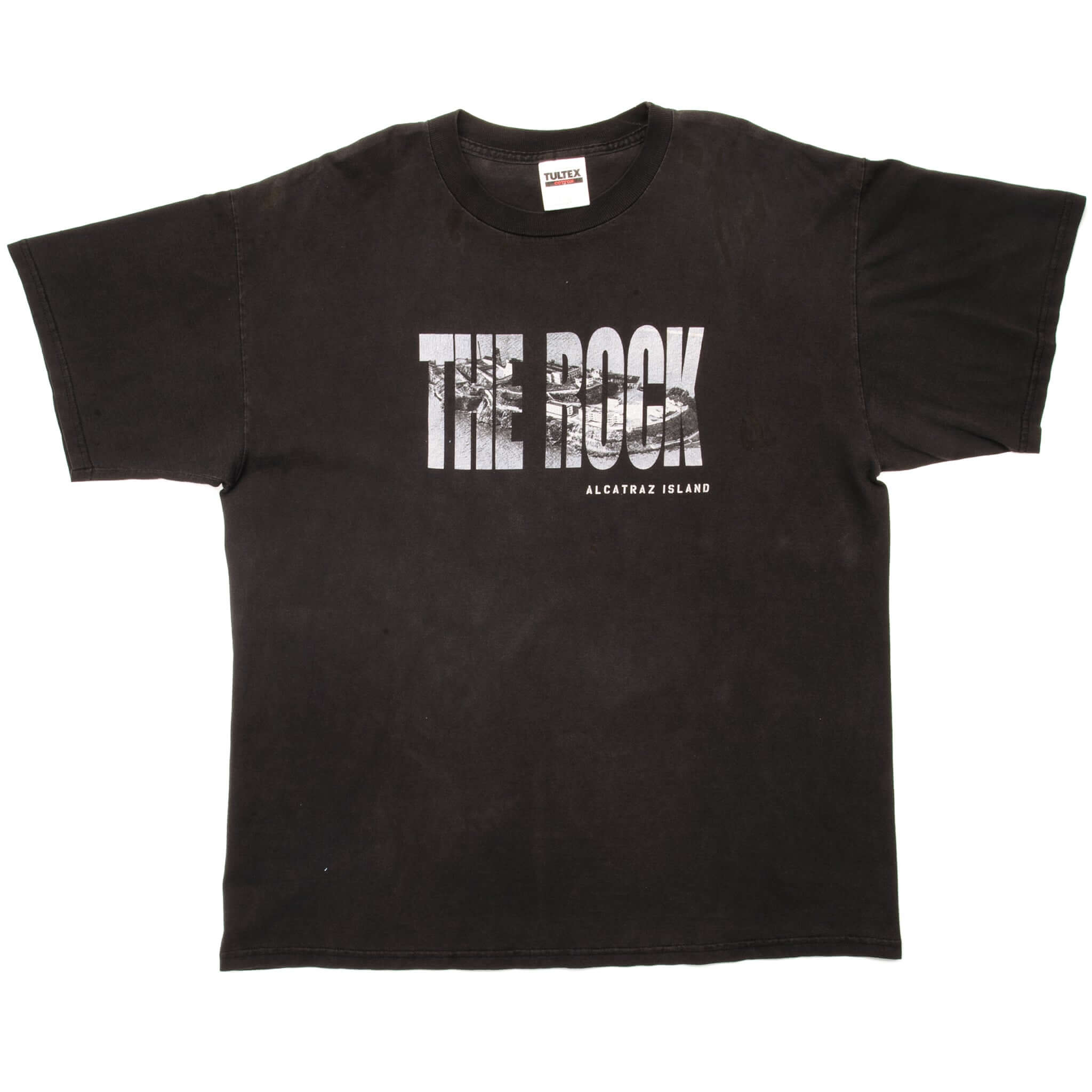 Vintage Alcatraz Island The Rock Tee Shirt Size XL. BLACK