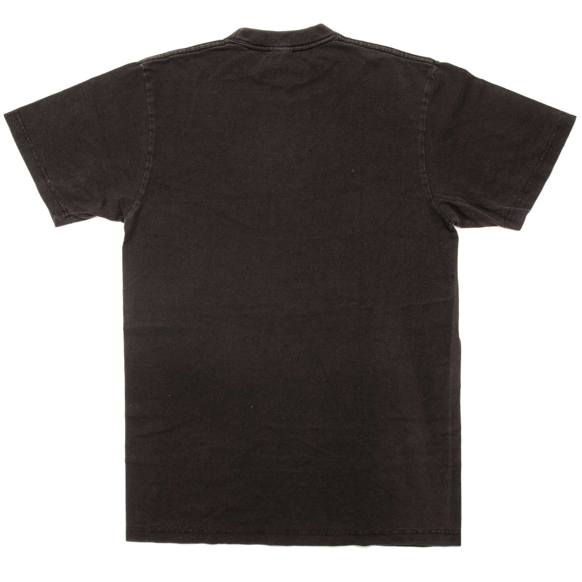 Back of black Tupac Shakur T-shirt with no graphic