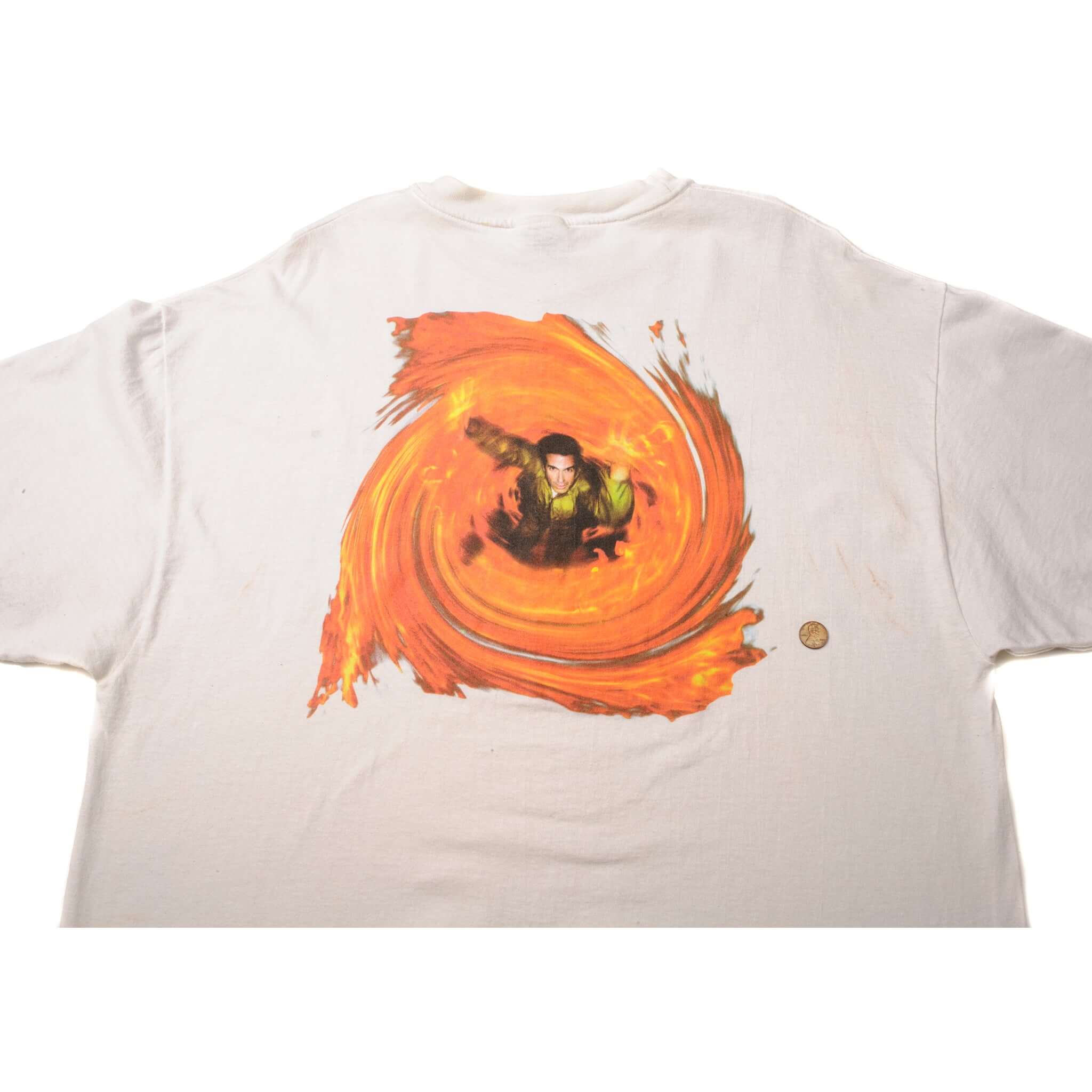 VINTAGE DAVID COPPERFIELD TORNADO OF FIRE TEE SHIRT SIZE XL