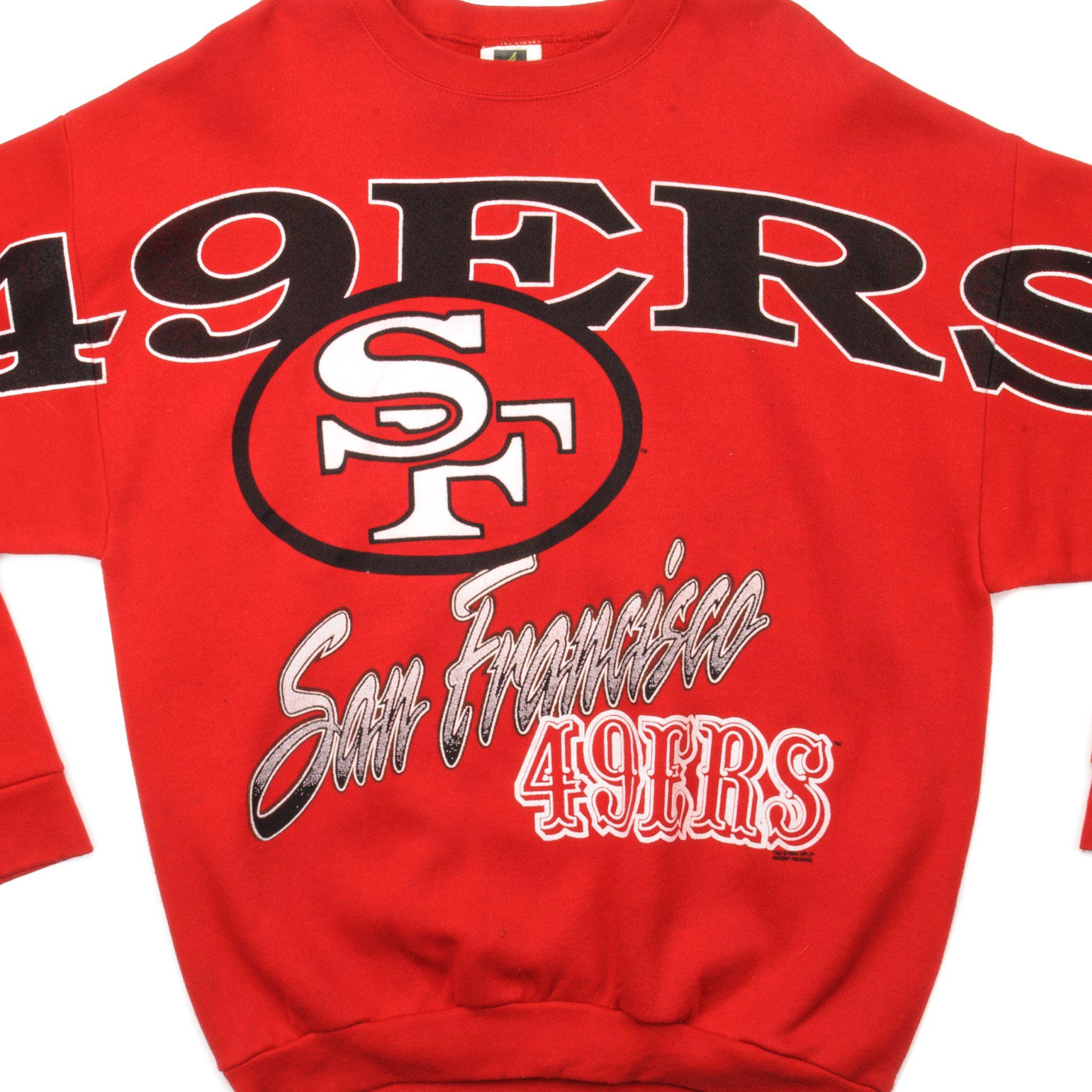 VINTAGE NFL SAN FRANCISCO 49ERS SWEATSHIRT 1994 SIZE L/XL MADE IN USA –  Vintage rare usa