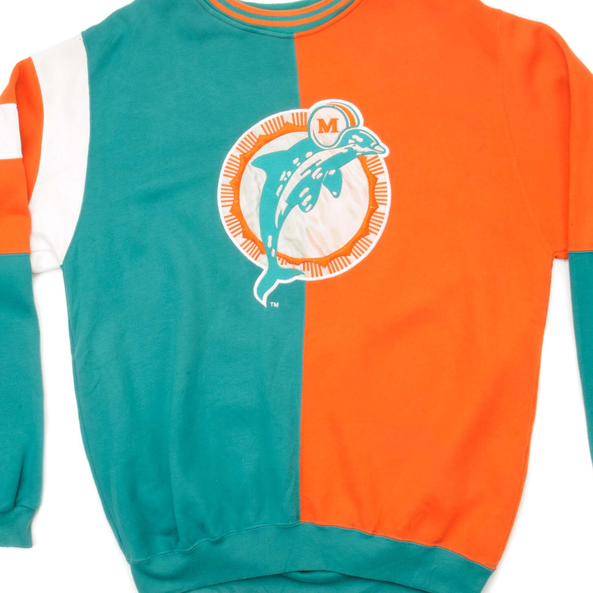 STARTER, Jackets & Coats, Vintage Miami Dolphins Nfl Starter Jacket  Pullover