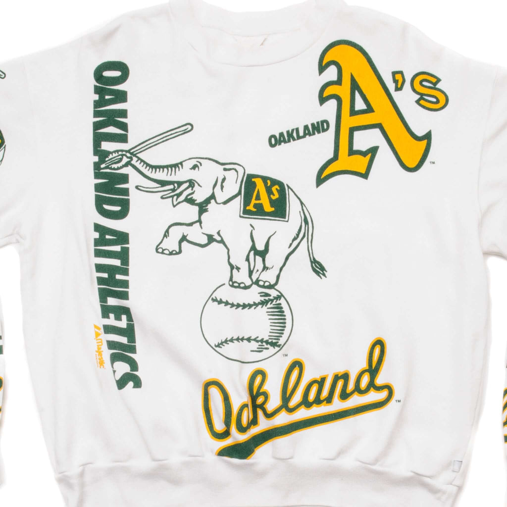 VINTAGE MLB OAKLAND ATHLETICS SWEATSHIRT SIZE LARGE