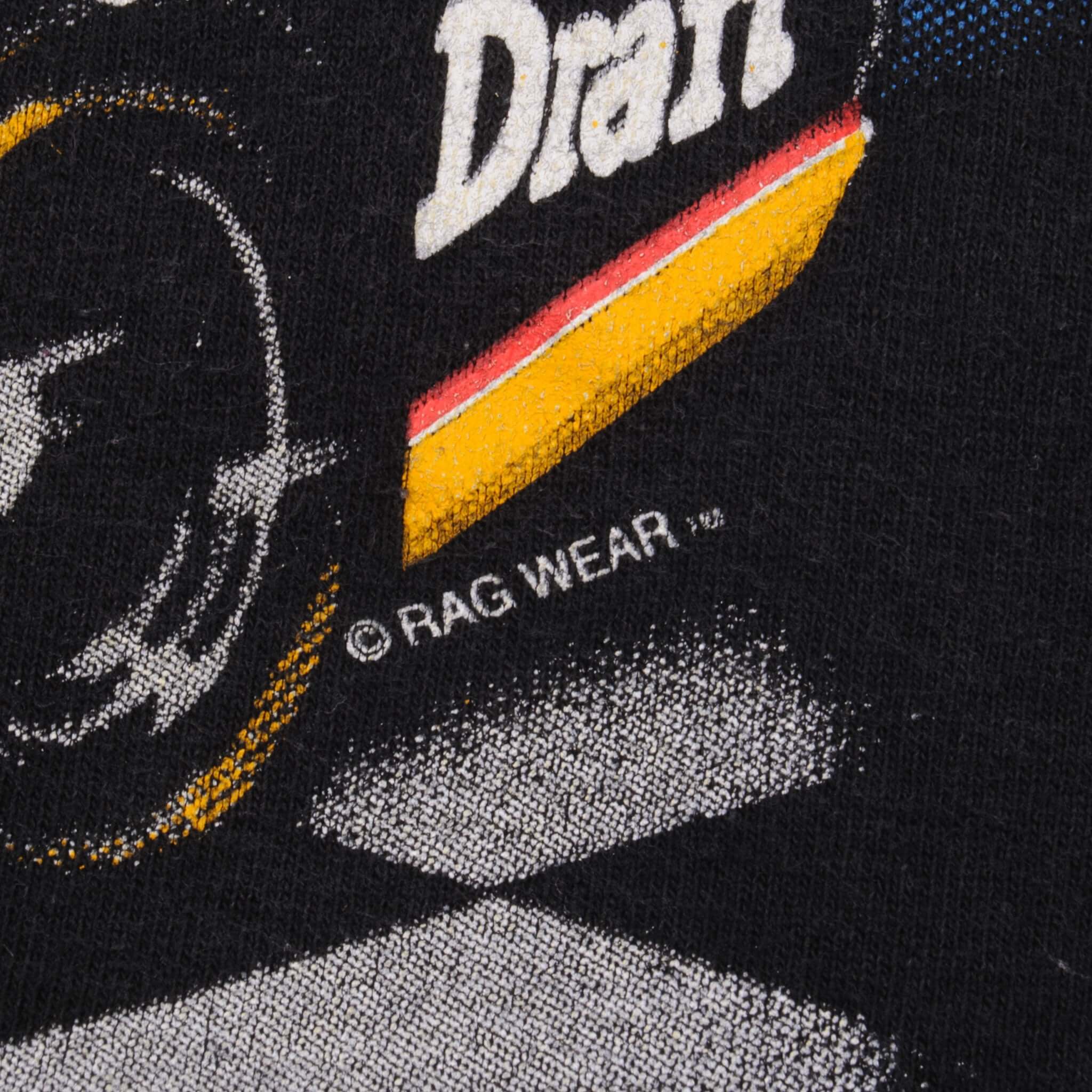 Vintage Nascar Rusty Wallace Number 2 Kickin Asphalt Takin Numbers Tee Shirt Size Large With Single Stitch Sleeves