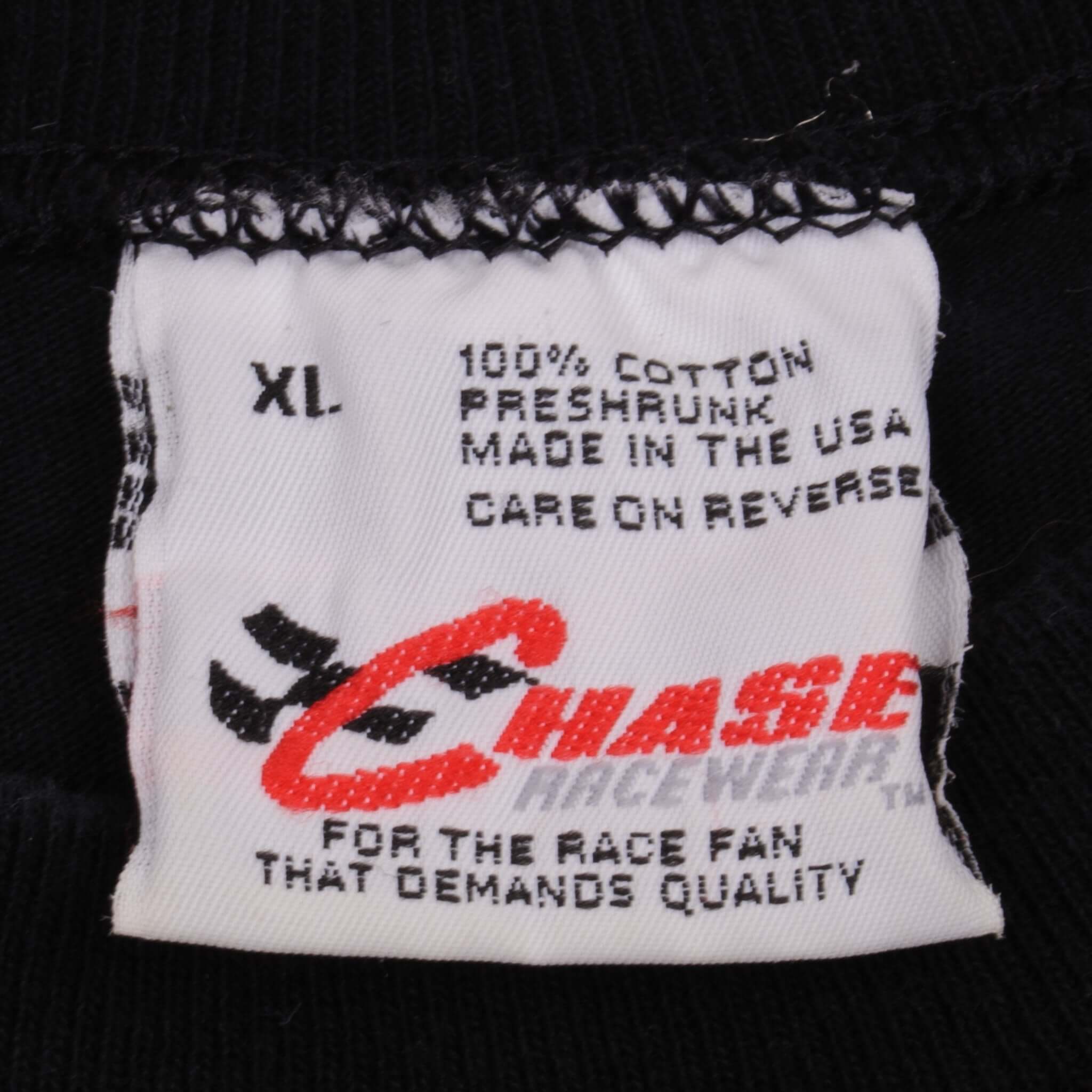 Vintage Nascar Dale Earnhardt Number 3 Brickyard 400 August 2, 1997 Tee Shirt Size XLarge With Single Stitch Sleeve Made In USA