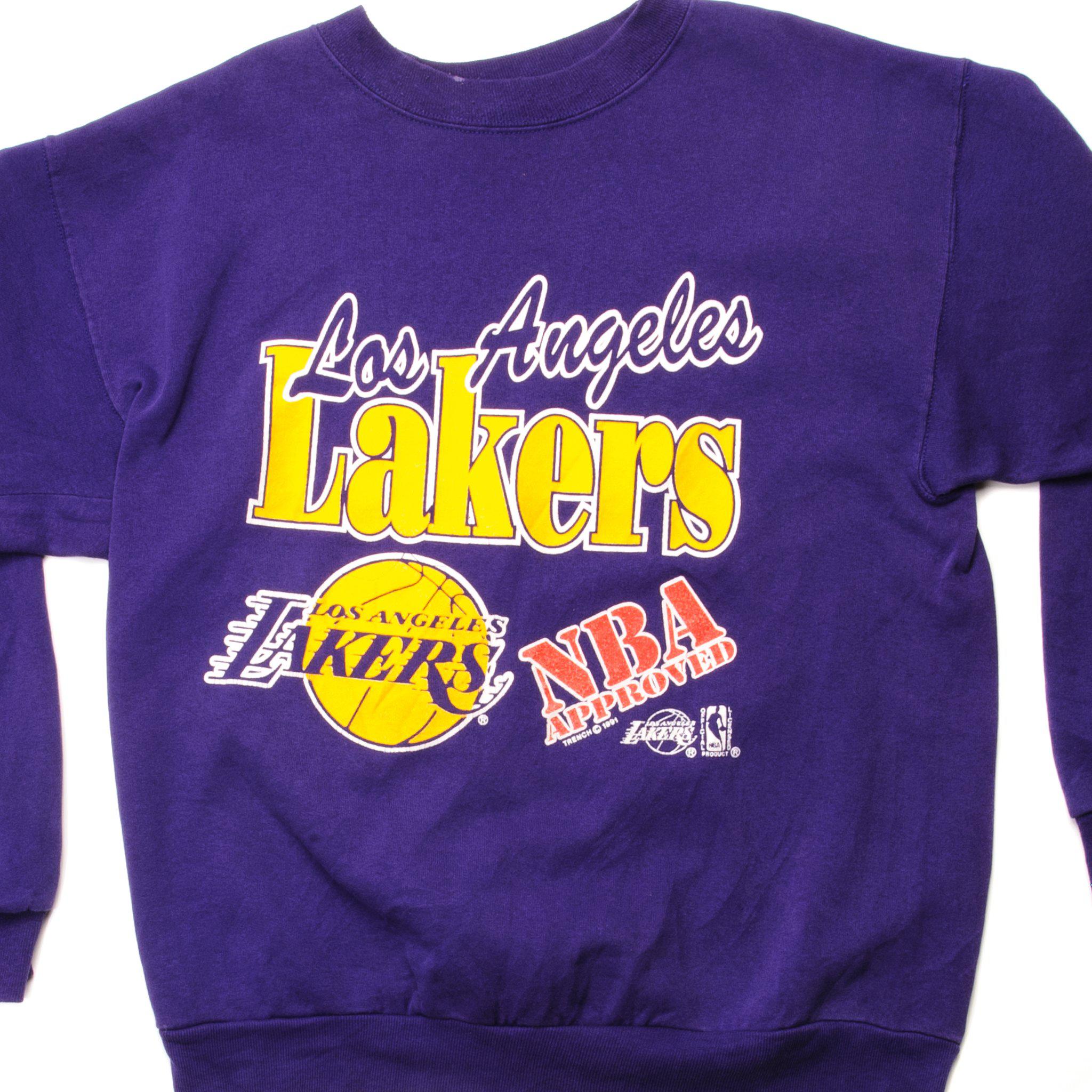 purple lakers sweater