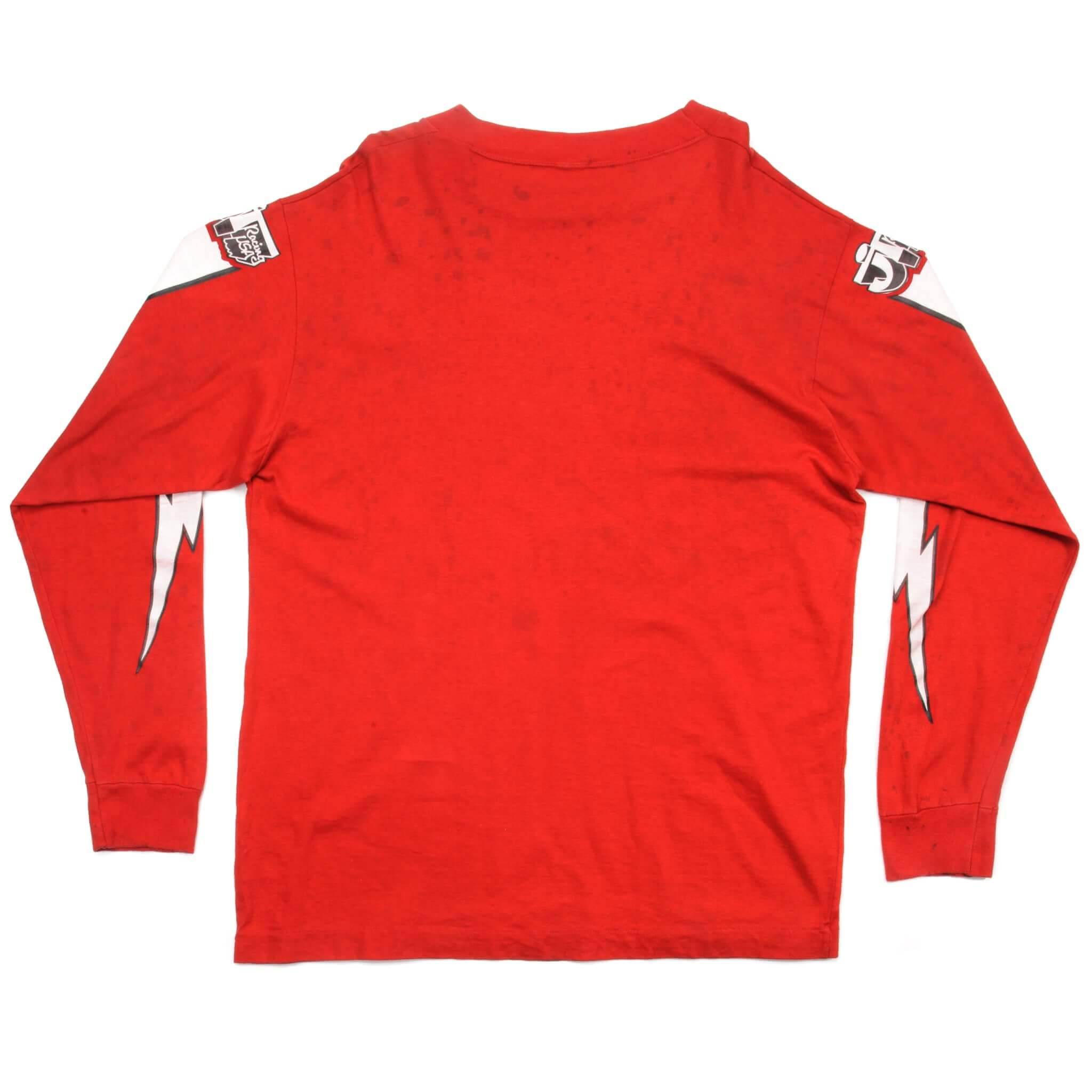 VINTAGE JT RACING HONDA MOTOCROSS MX LONG SLEEVES TEE SHIRT SIZE LARGE 1970s