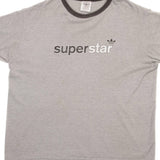 VINTAGE ADIDAS SUPERSTAR TEE SHIRT SIZE XL MADE IN USA